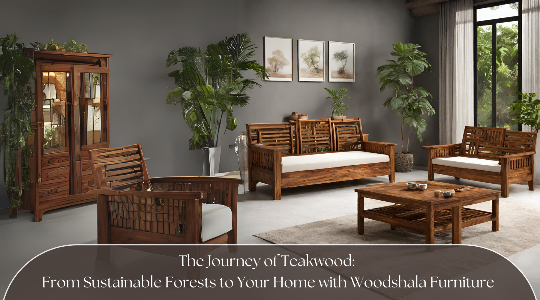 Teak wood indoor hot sale furniture