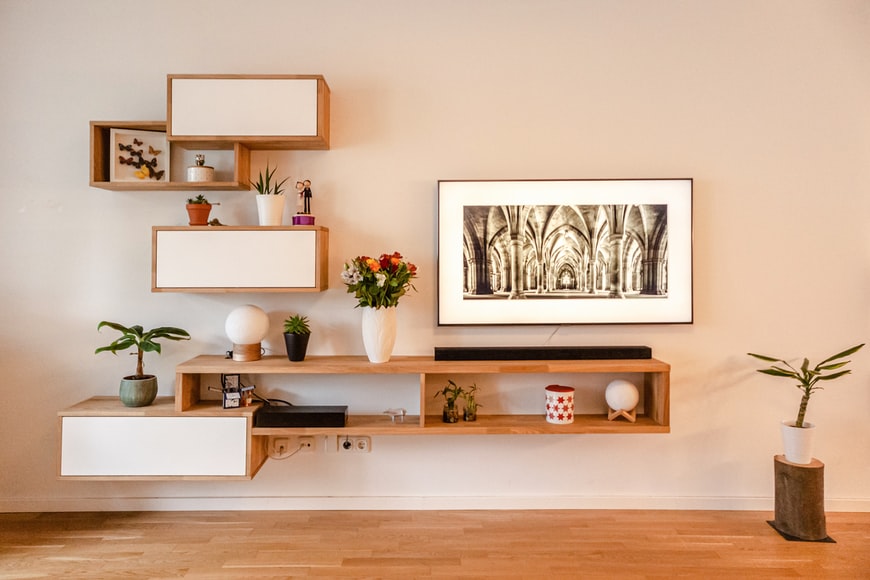 wall shelves design for tv