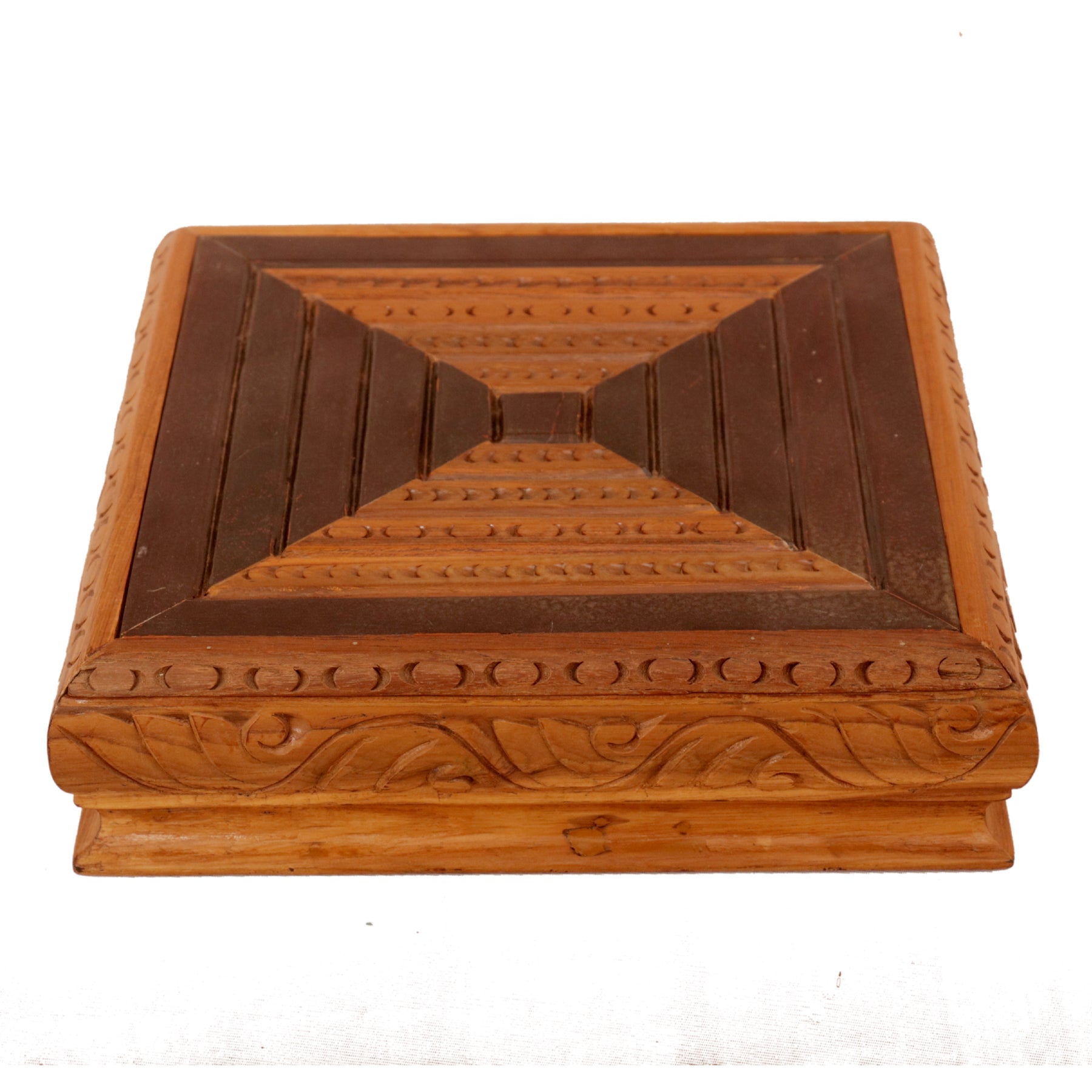 Nine Compartment Box Wooden Box