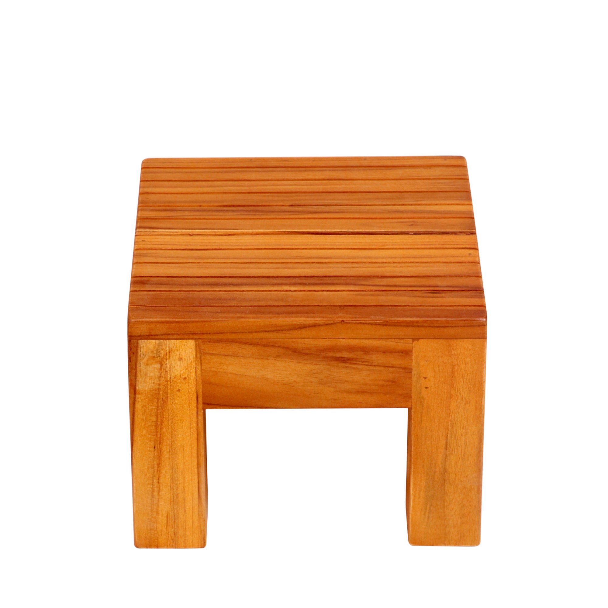 Strip based rock concept solid wood compact Stool Stool