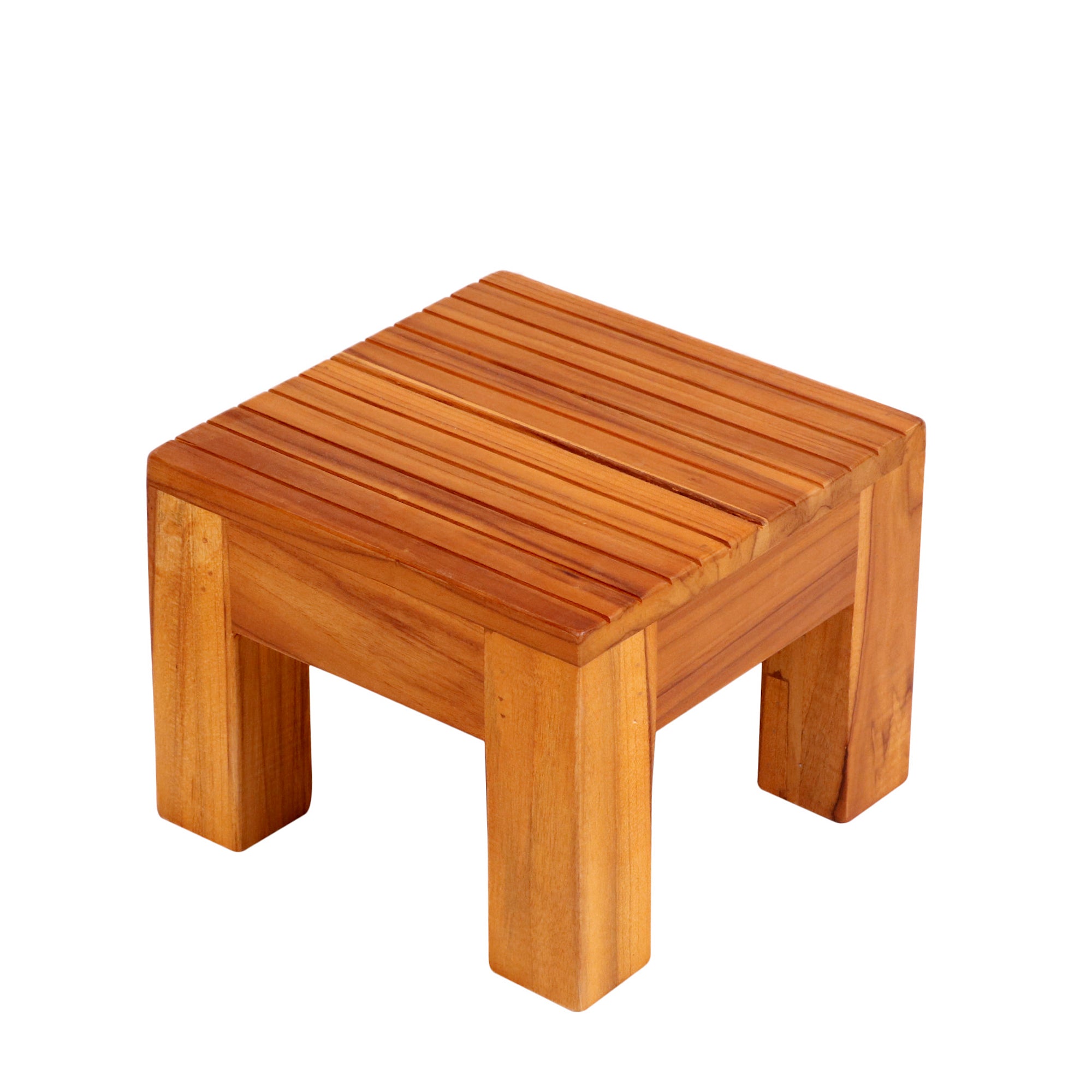 Strip based rock concept solid wood compact Stool Stool