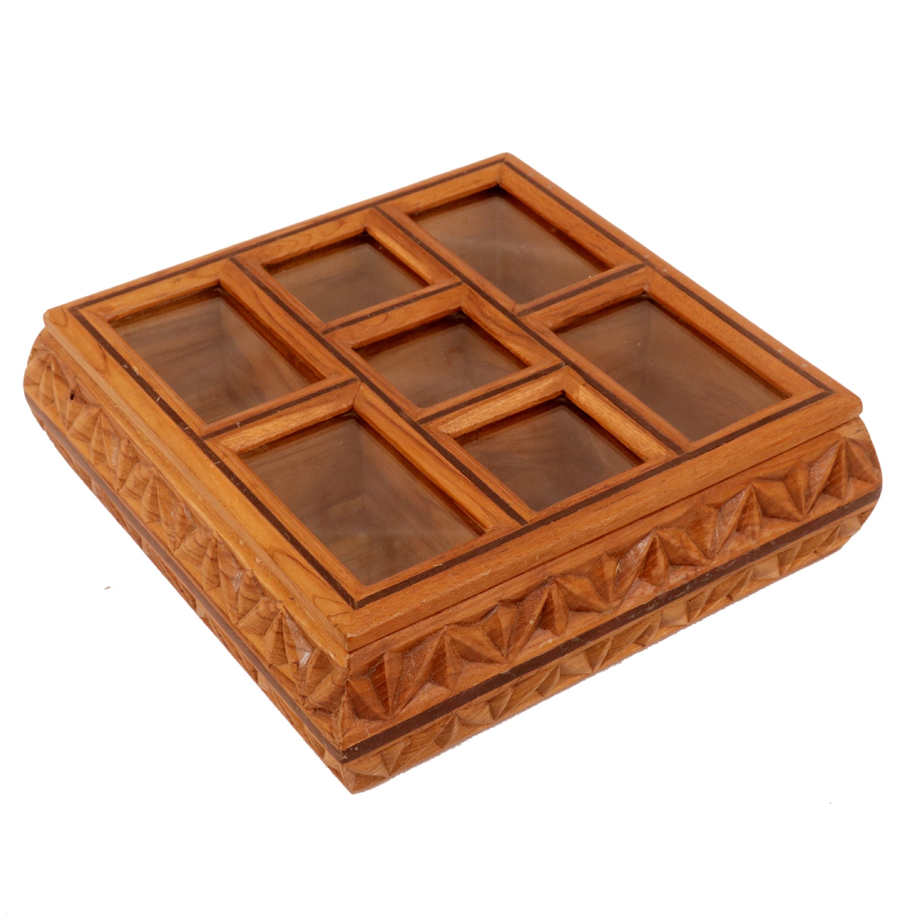 Flip Open Box Wooden Box