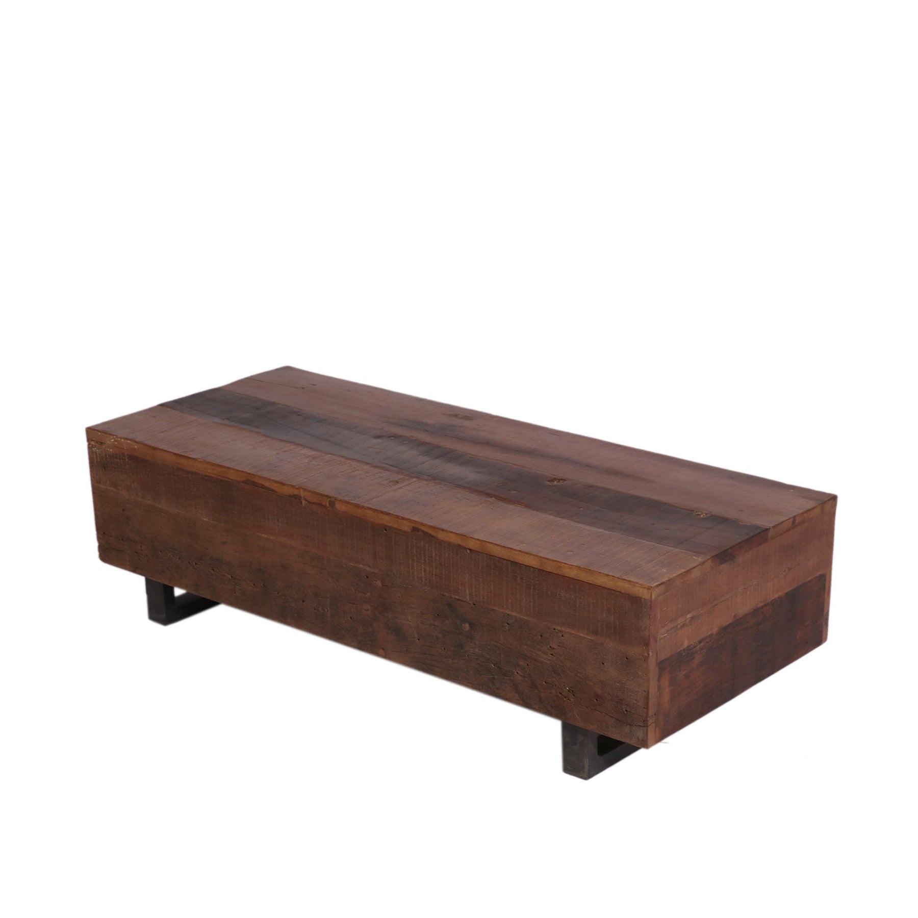 Country Wood Long Coffee Table Coffee Table