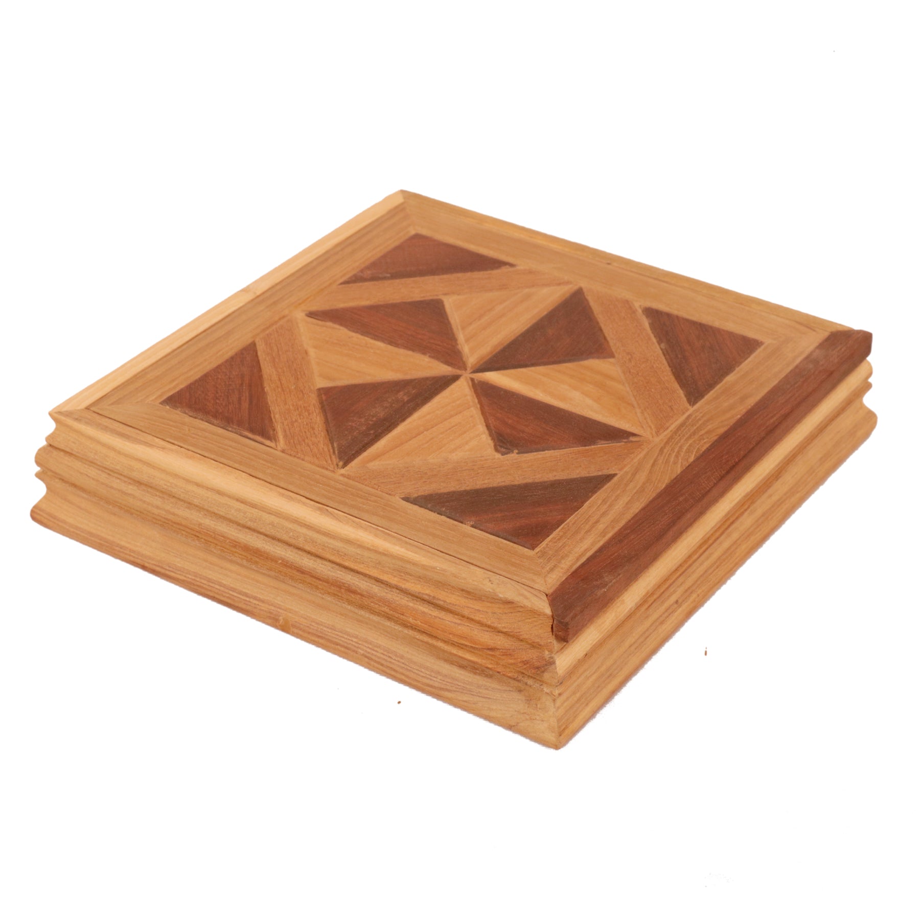 Fan Diamond Box Wooden Box