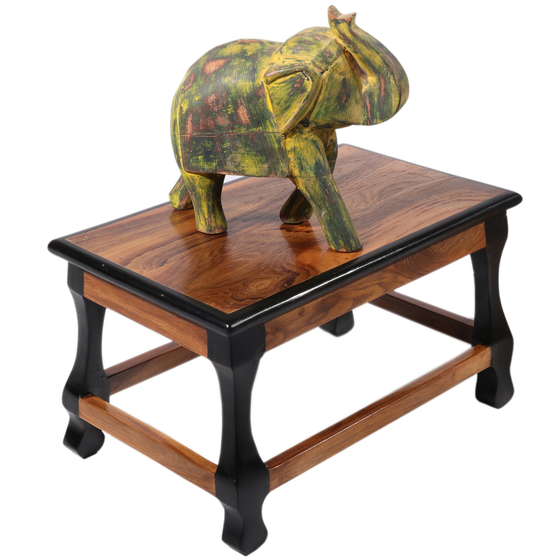 Dual Toned Teak Table ( stool ) Stool