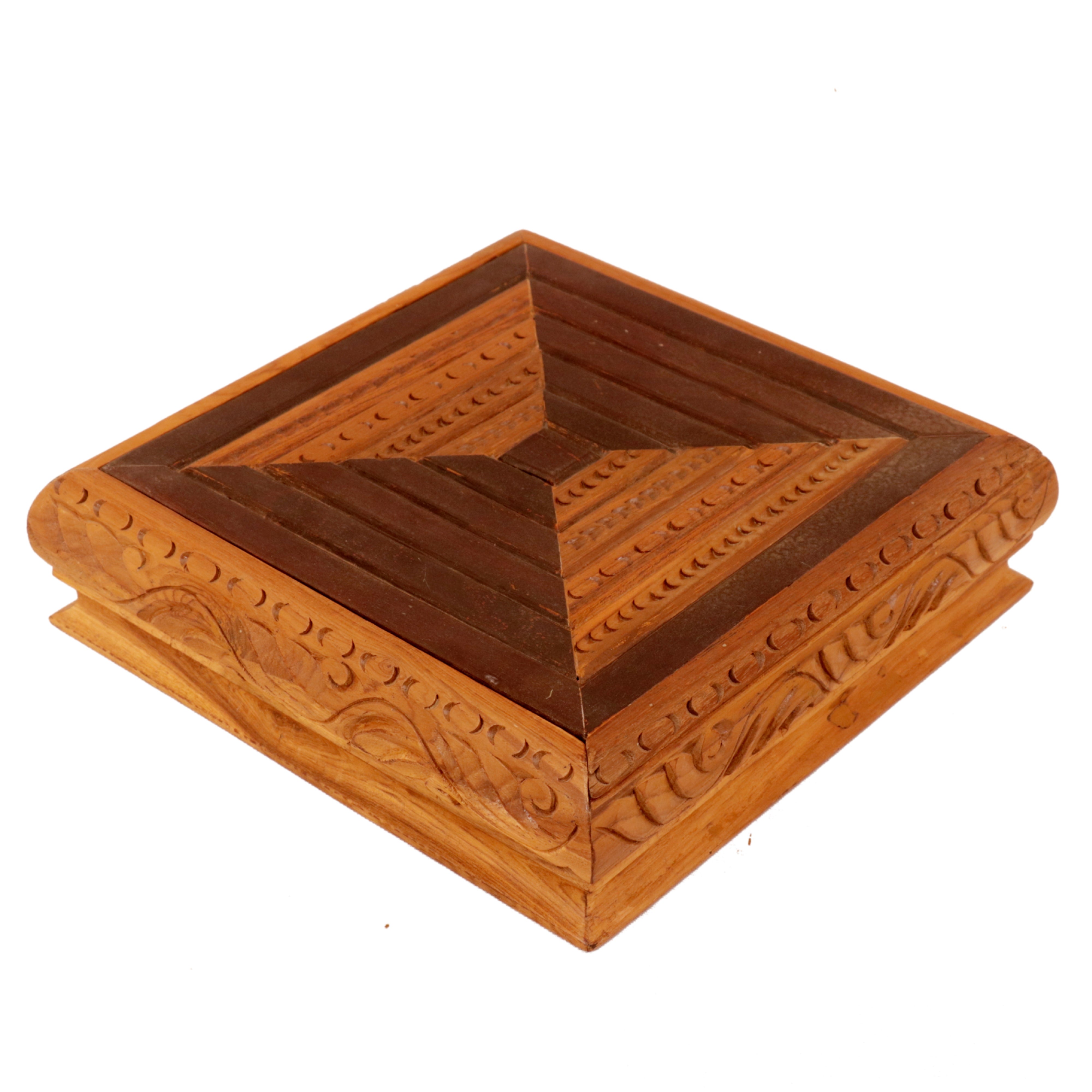 Nine Compartment Box Wooden Box