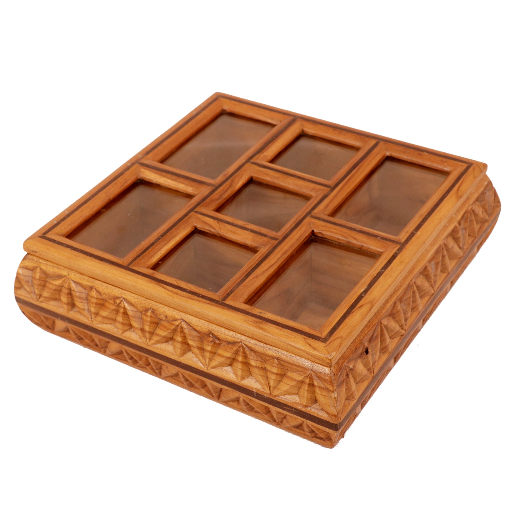 Flip Open Box Wooden Box