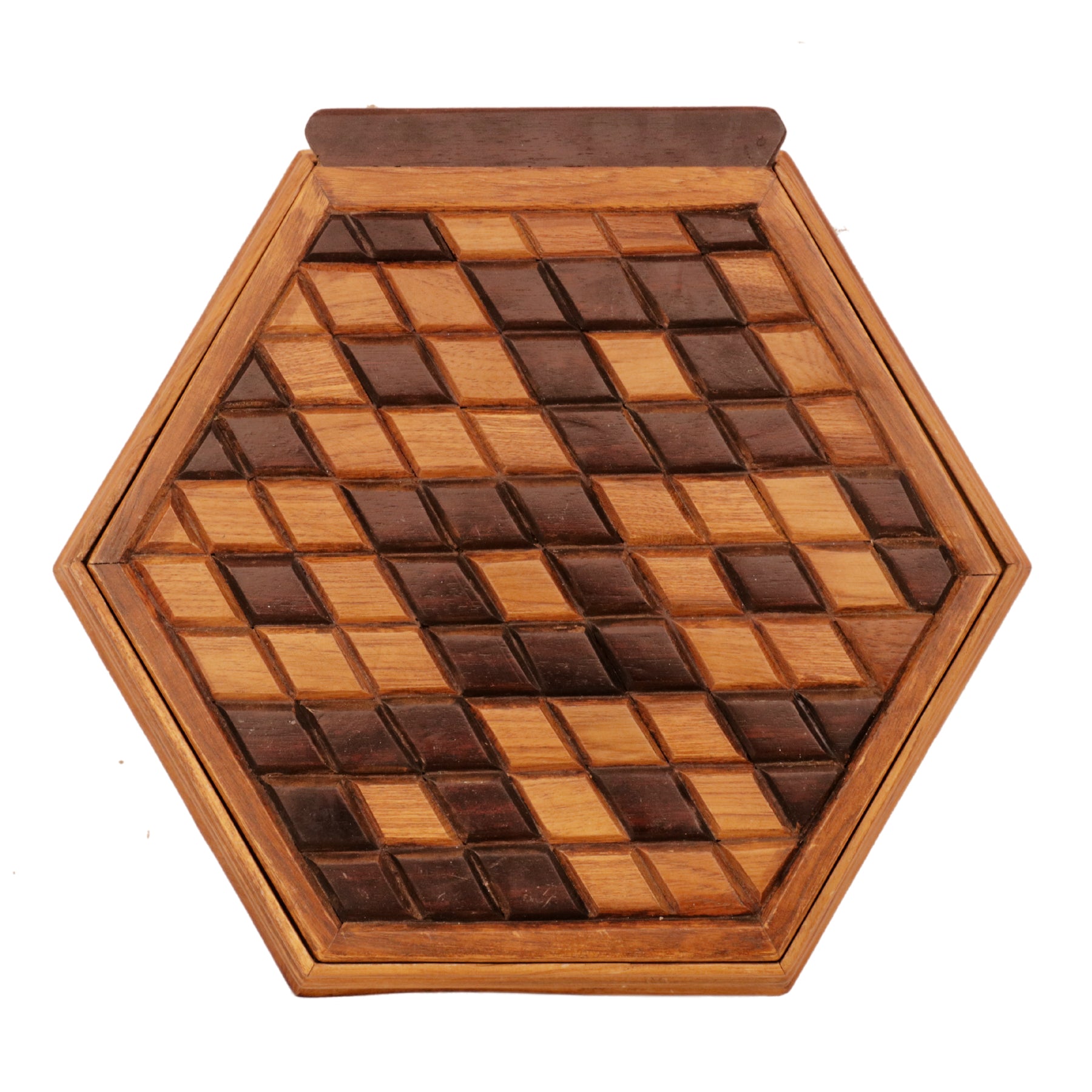 Pinned Diamond Box Wooden Box