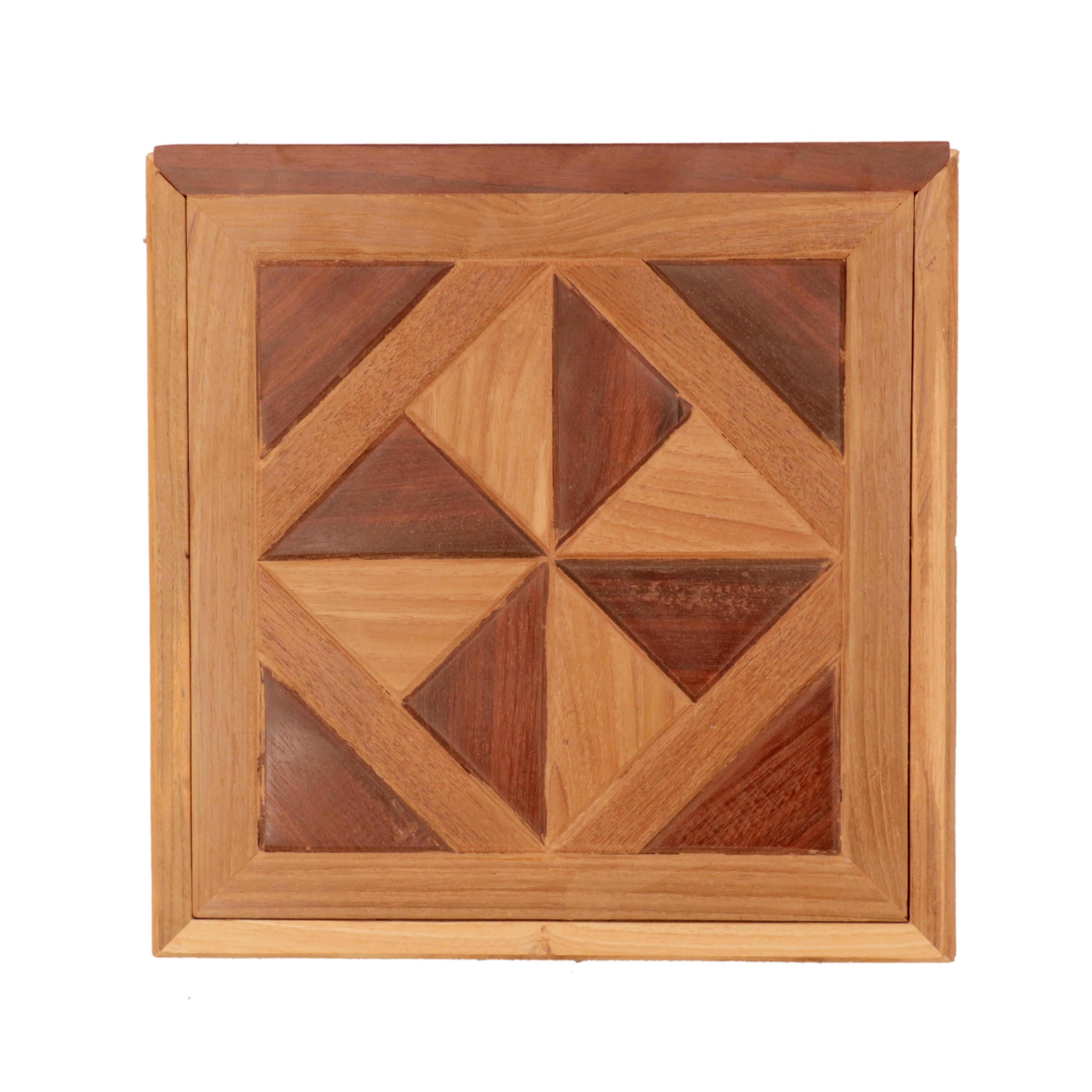 Fan Diamond Box Wooden Box