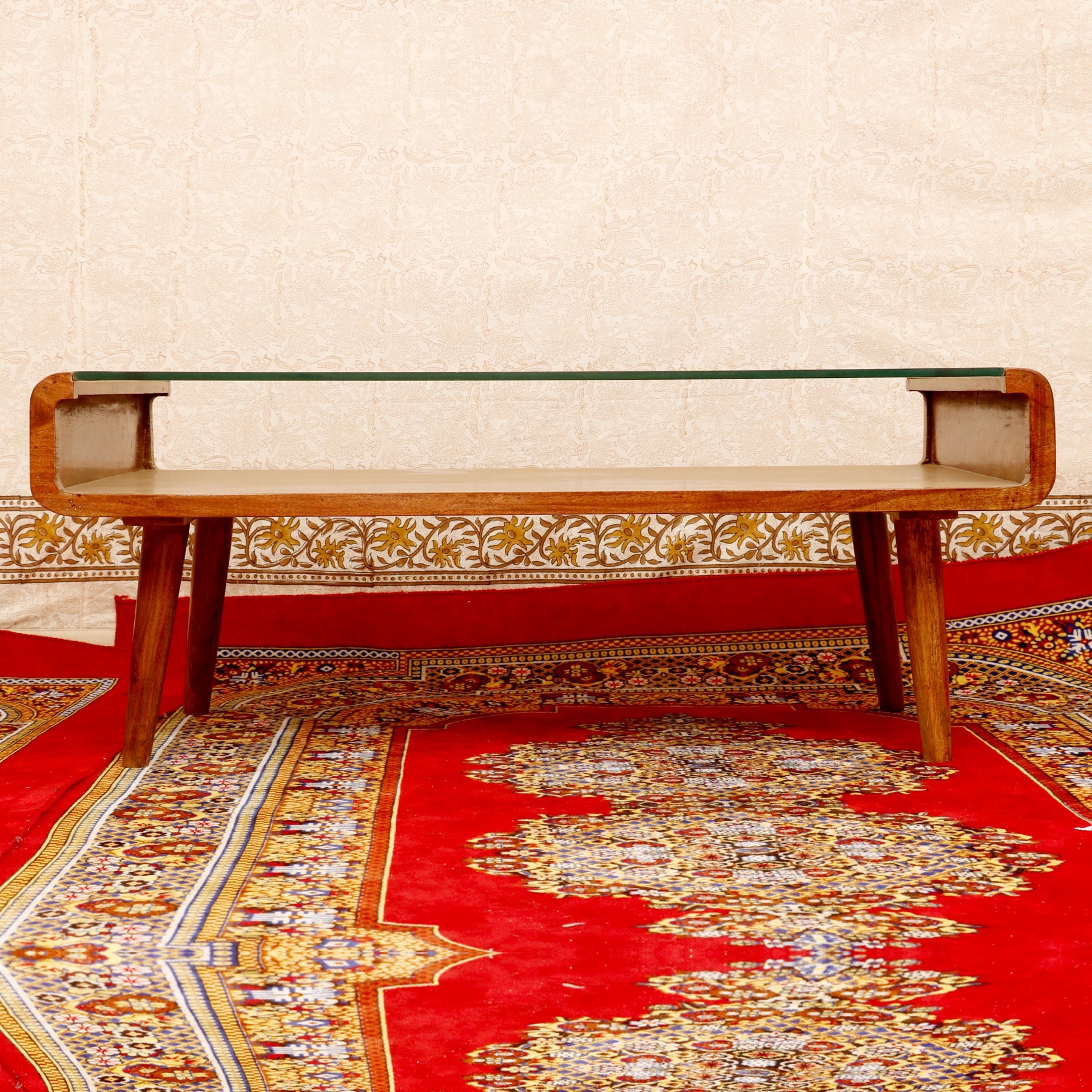 Natural Tone Retro Coffee Table Coffee Table