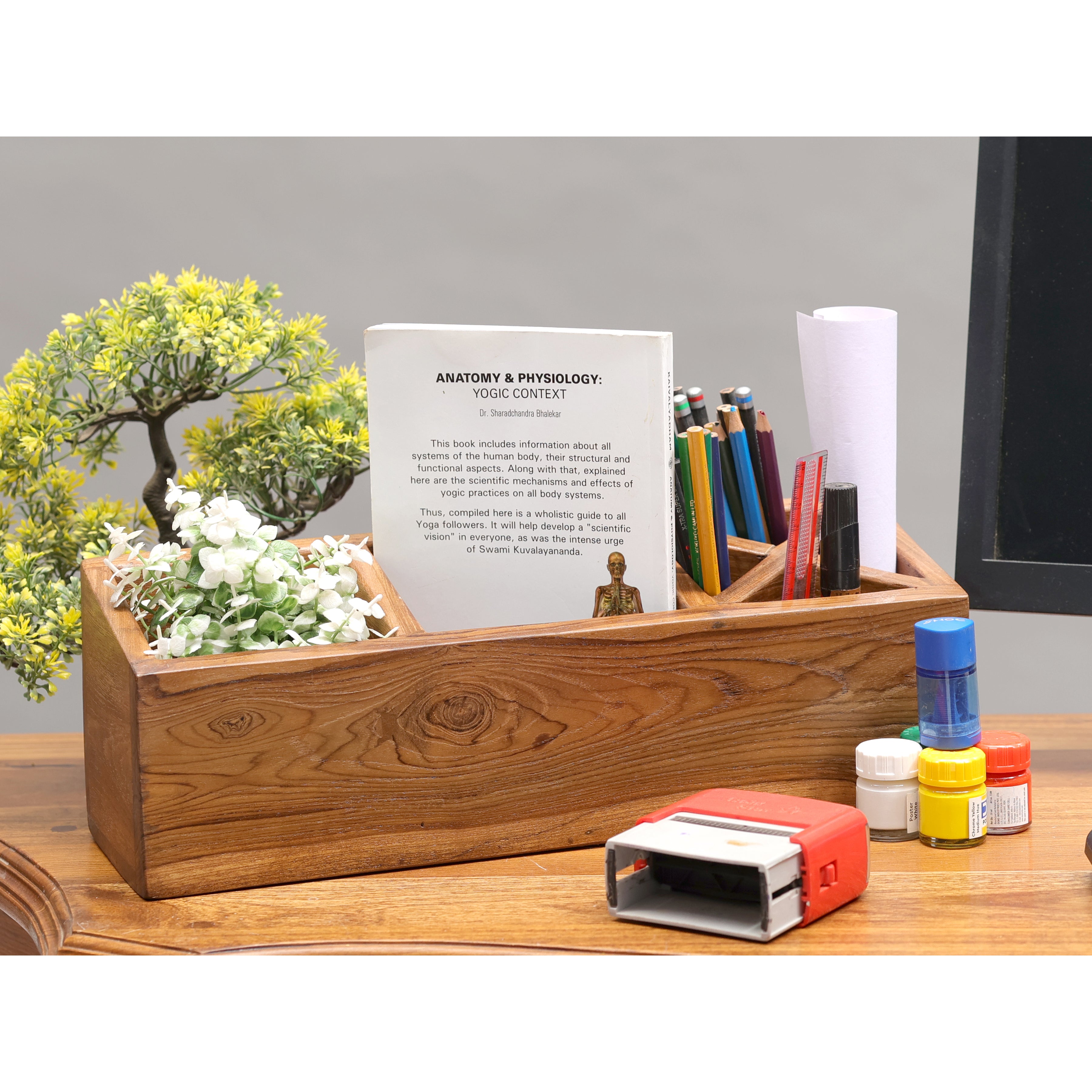 Simple Wooden Desk Organizer Desk Organizer