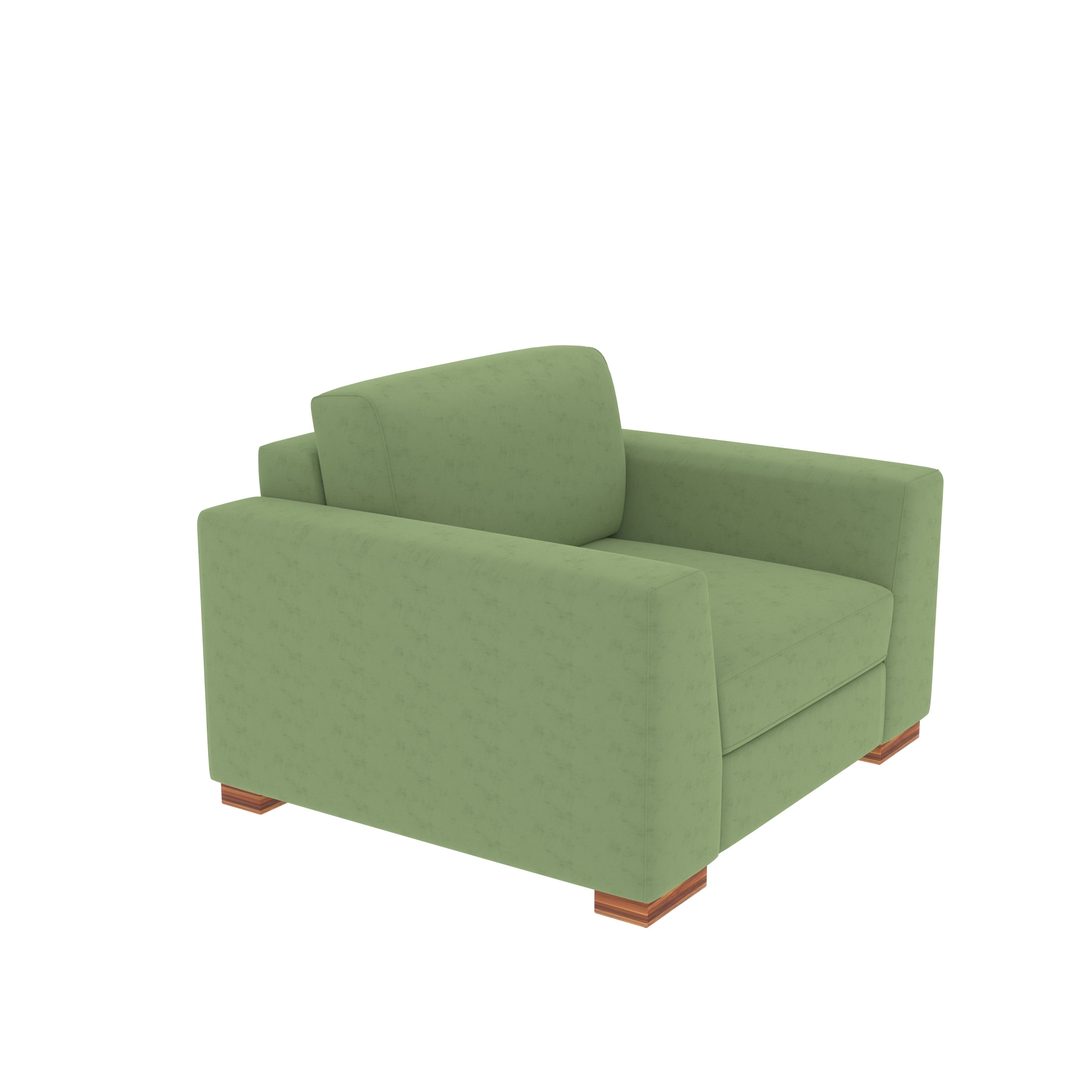 Grass Green Pastel Coloured Comfort 2+1 Seater Sofa + Center Table for Home Sofa