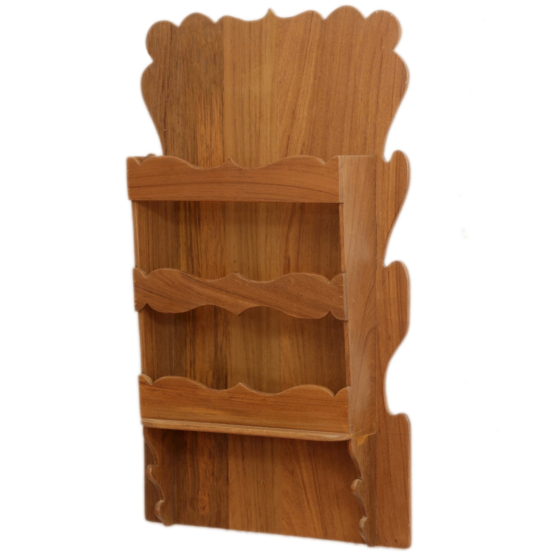 Wooden 3 Shelves Wall Hanging Paper Holder