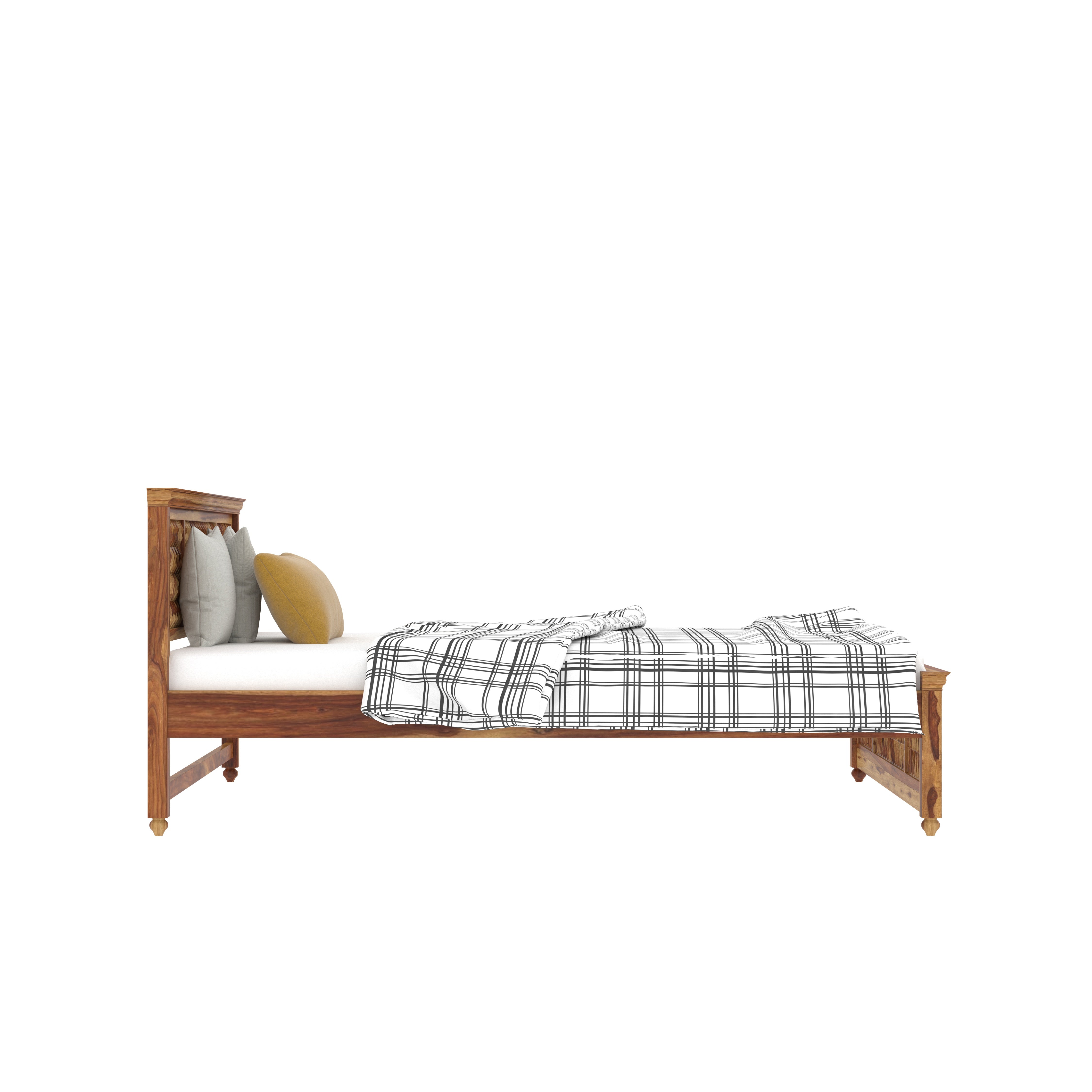 Richard Quality Finished Wooden Handmade Wooden Bed Bed