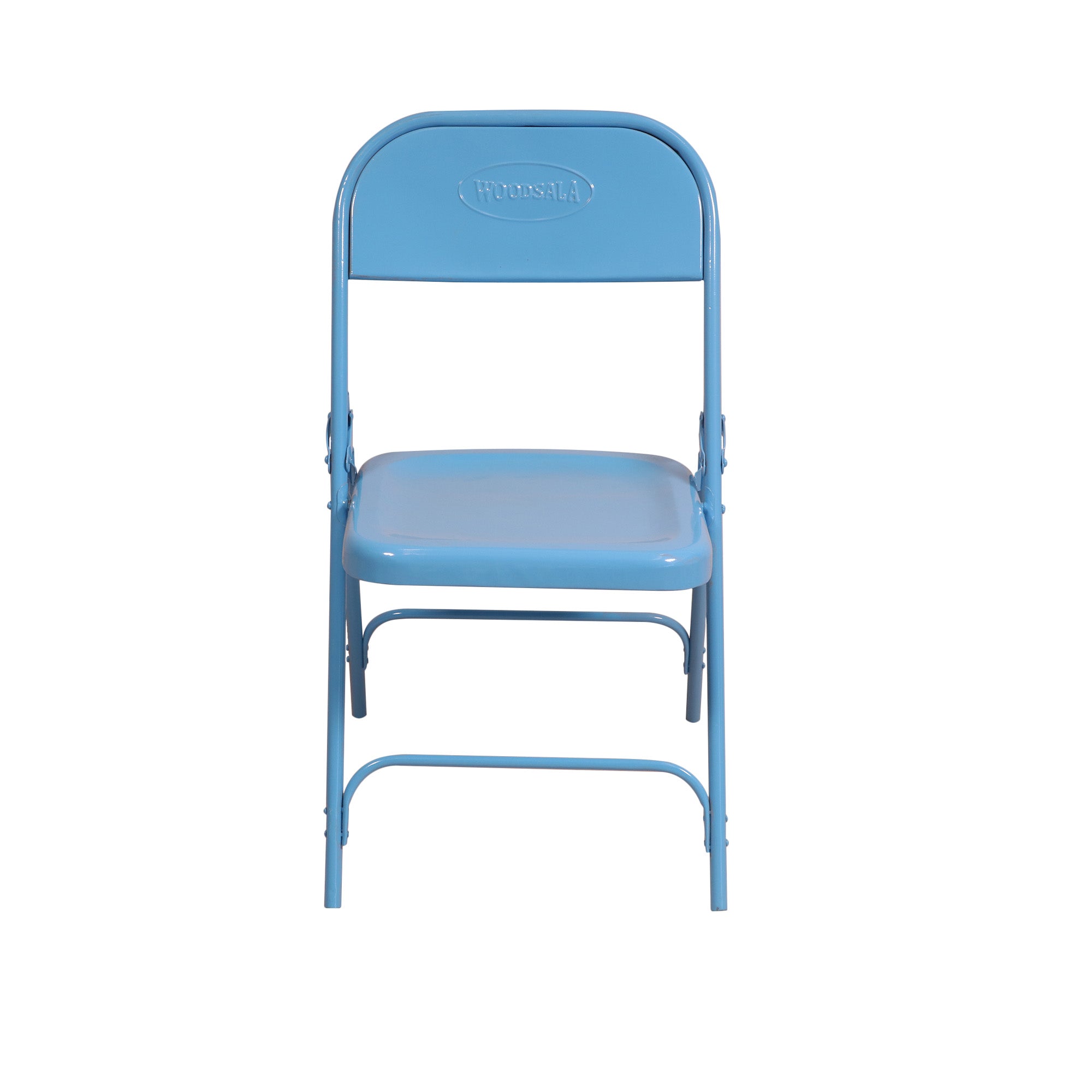 Metallic Durable Blue folding chair Folding Chair