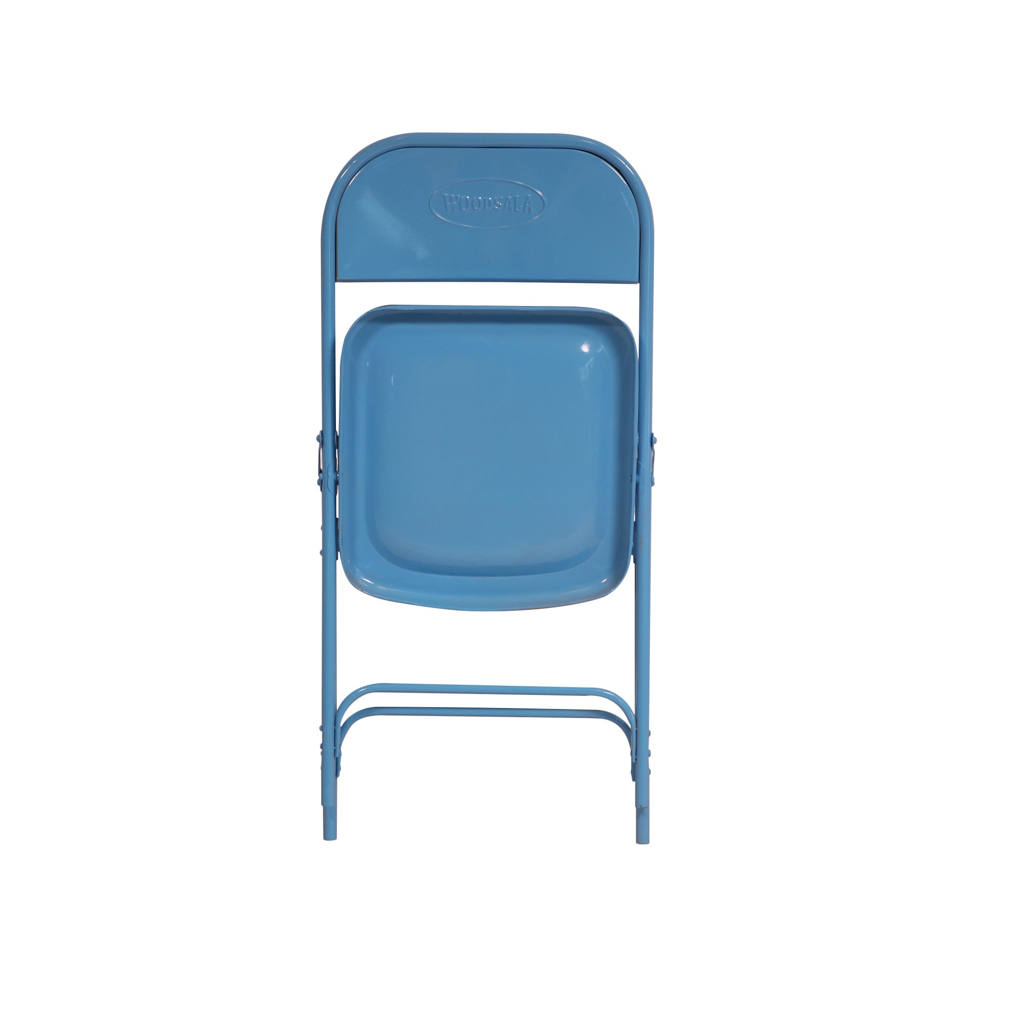 Metallic Durable Blue folding chair Folding Chair