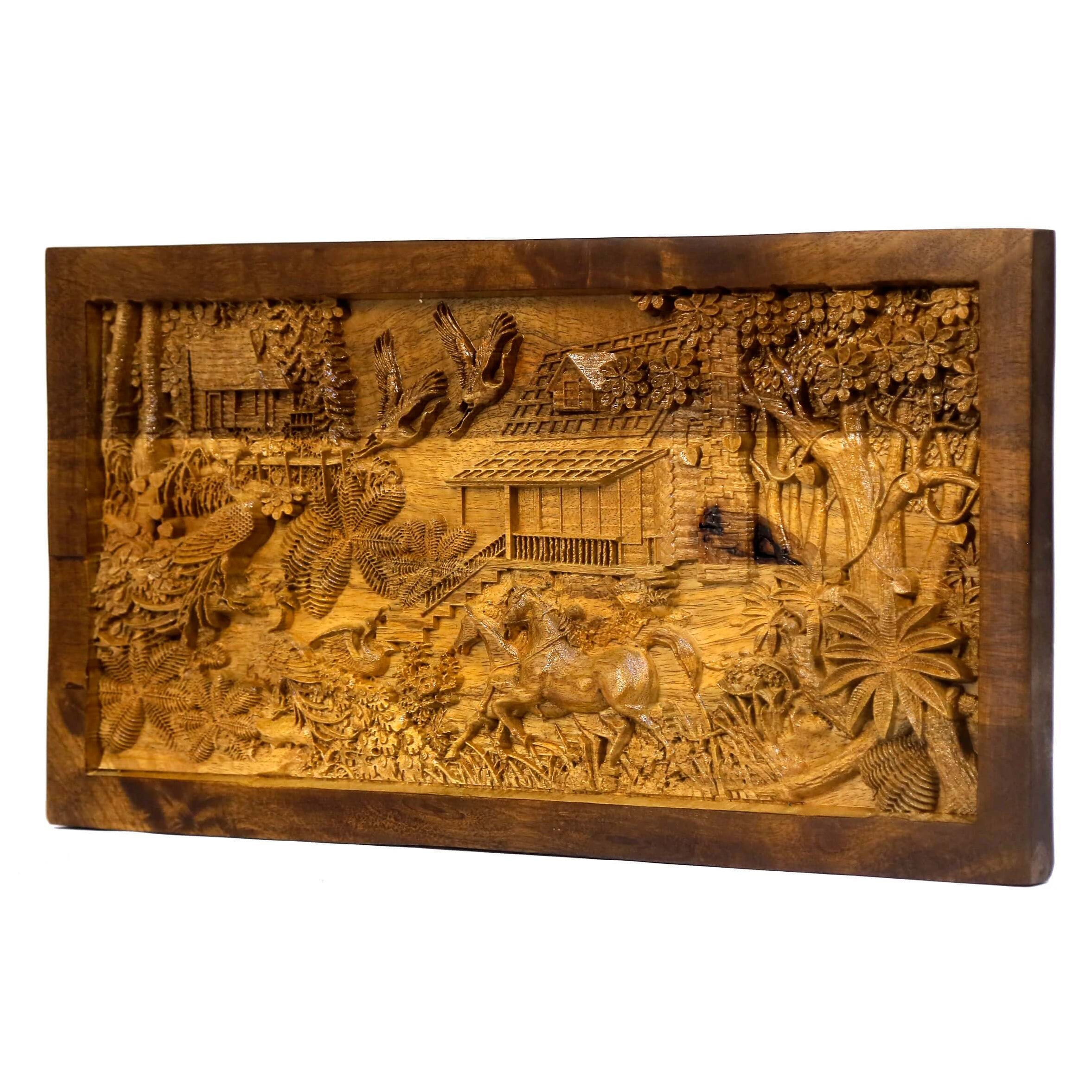 Forest Feel Wooden Painting Wall Decor