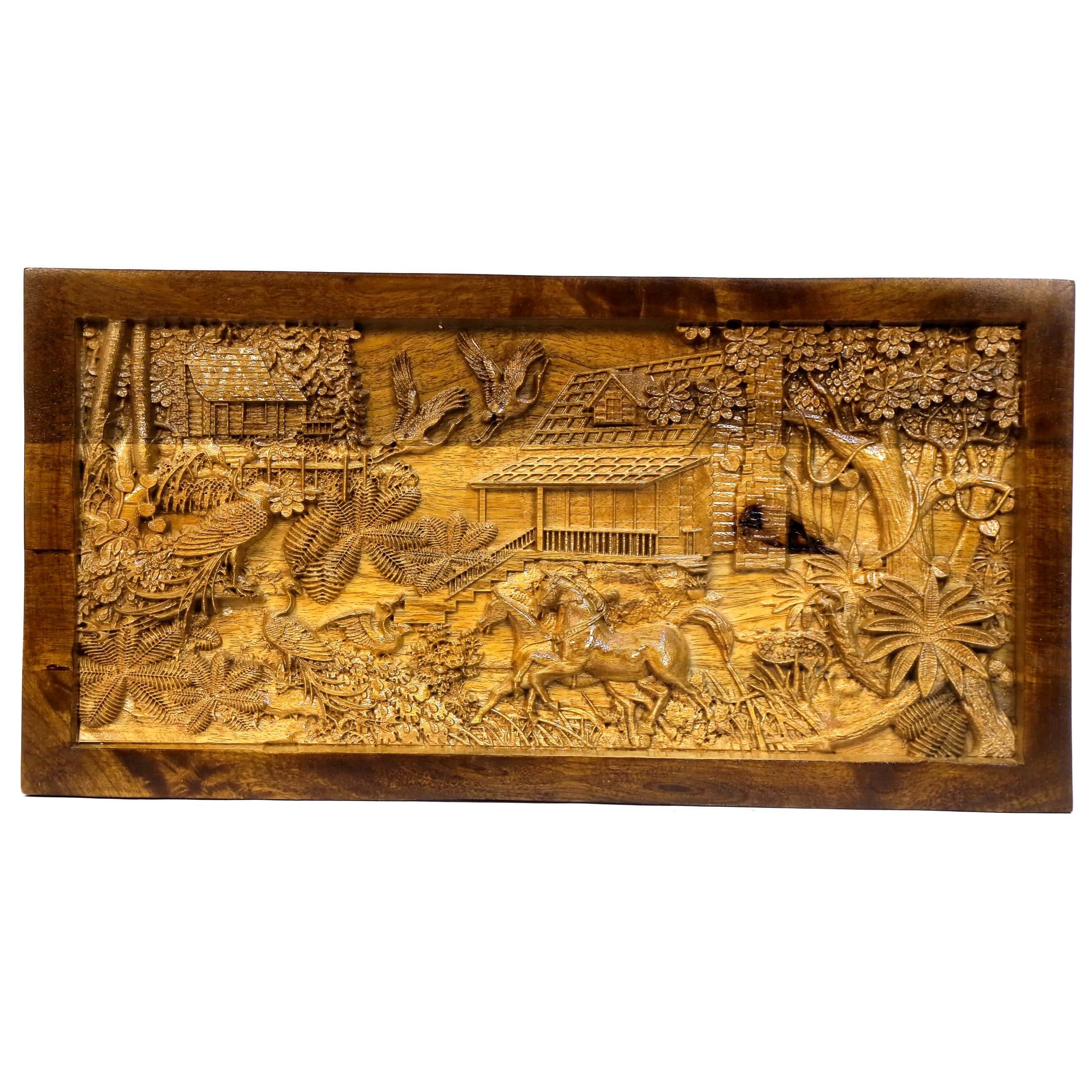 Forest Feel Wooden Painting Wall Decor