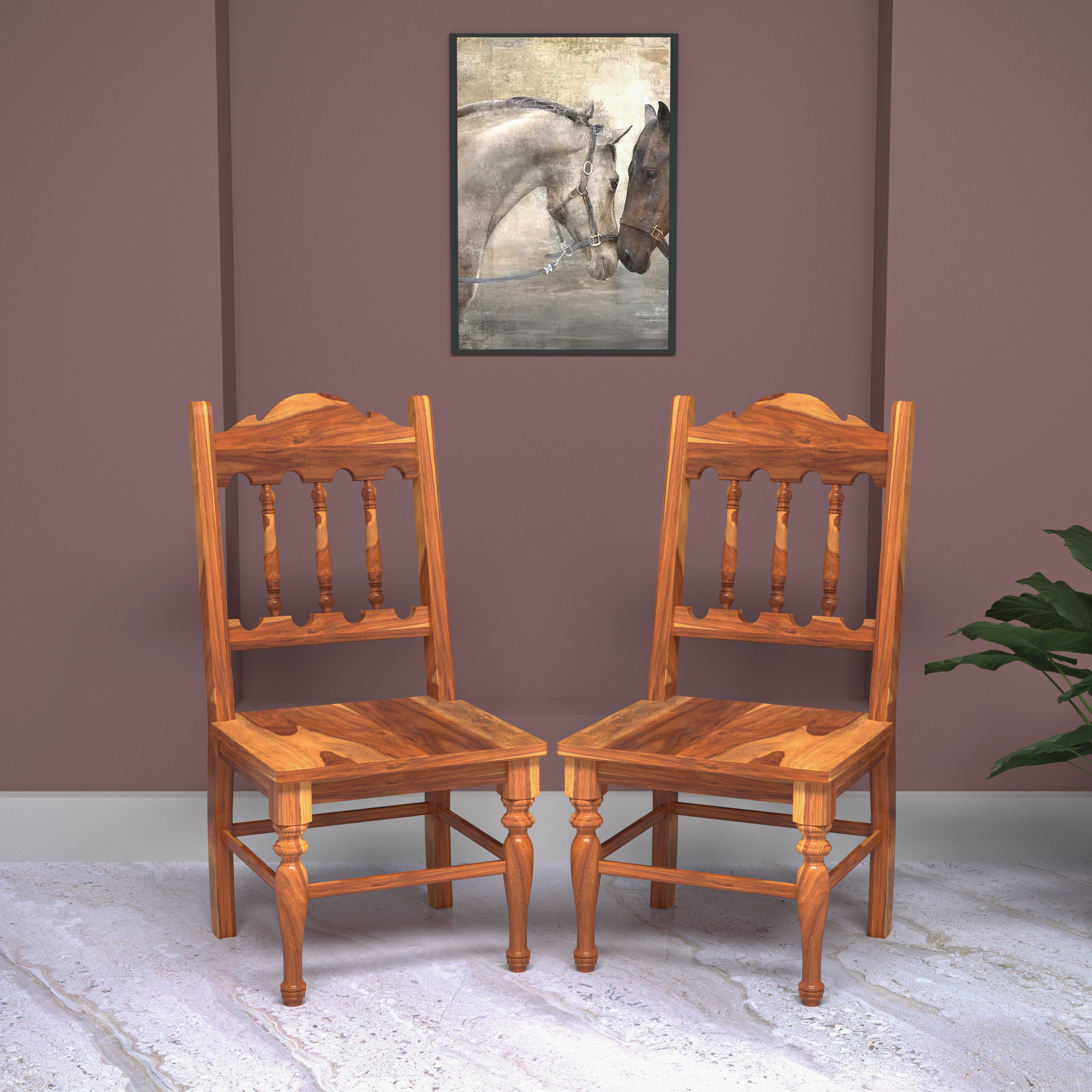 Montage Heritage Style Wooden Handmade Chair Set for Home Dining Chair