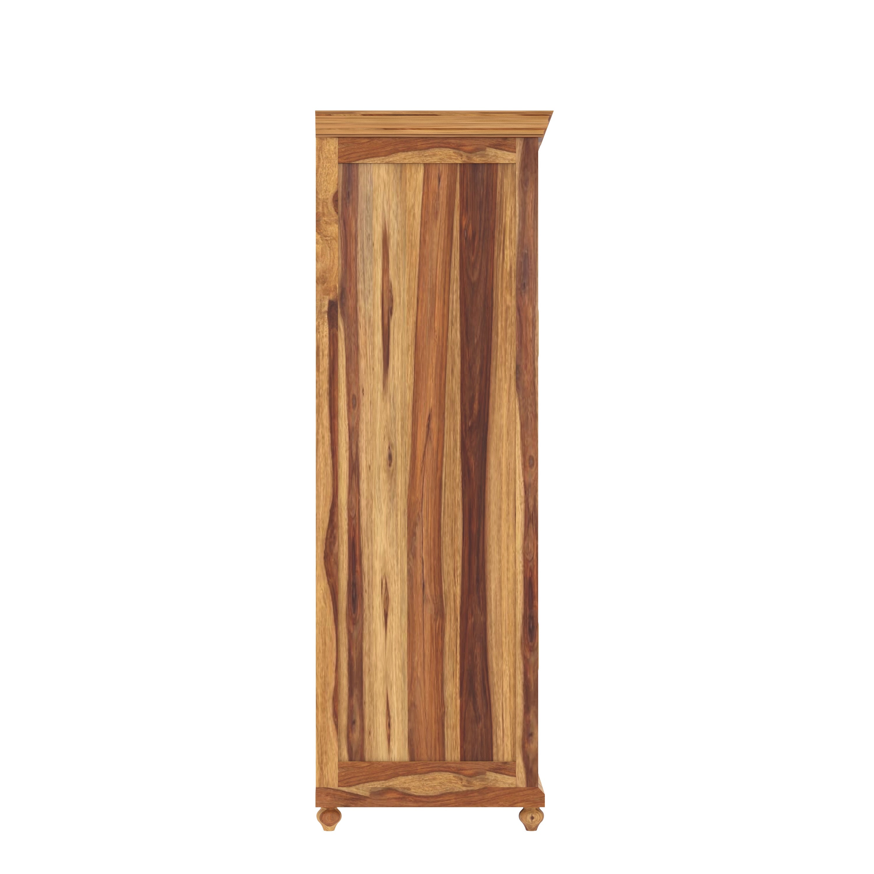Elegant Classic Sheesham Finished Wooden Handmade Storage Cabinet Cupboard