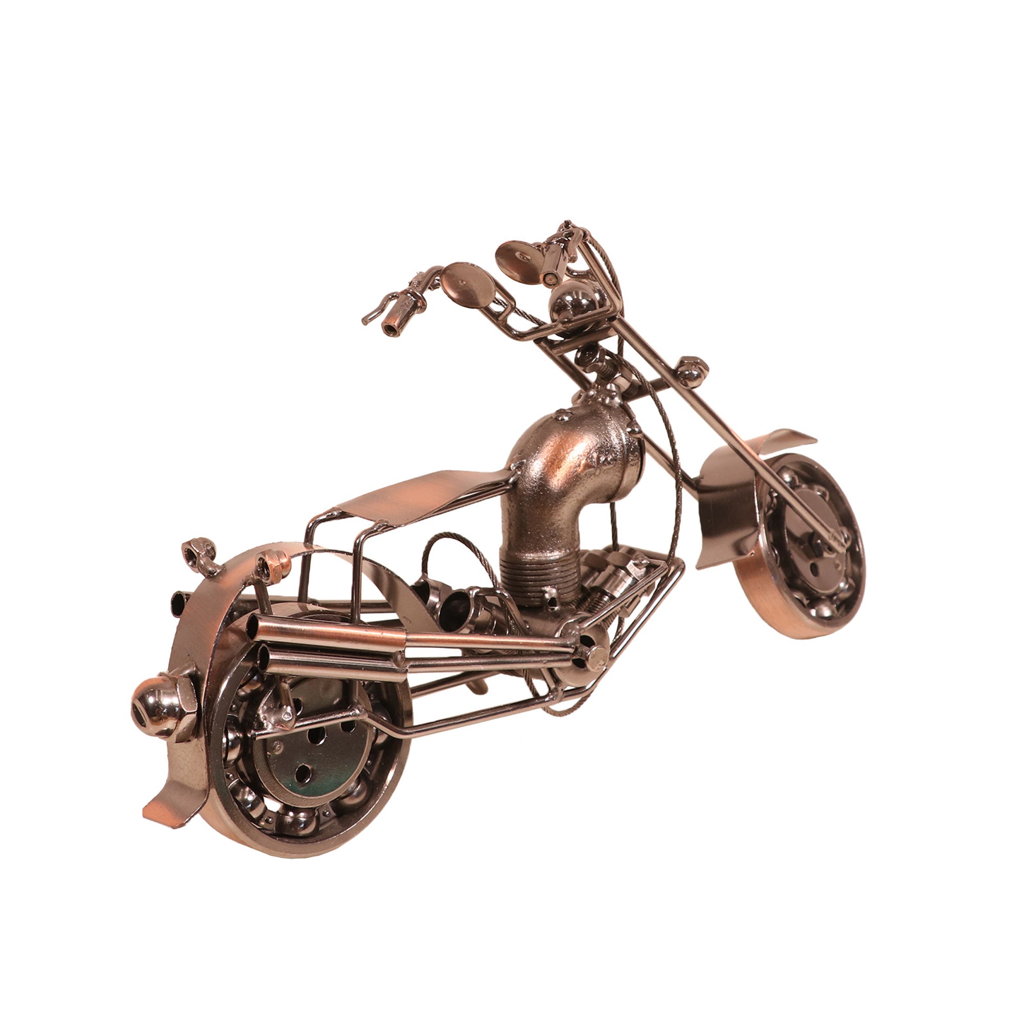 Metallic decorative bike Miniature Vehicle figurine