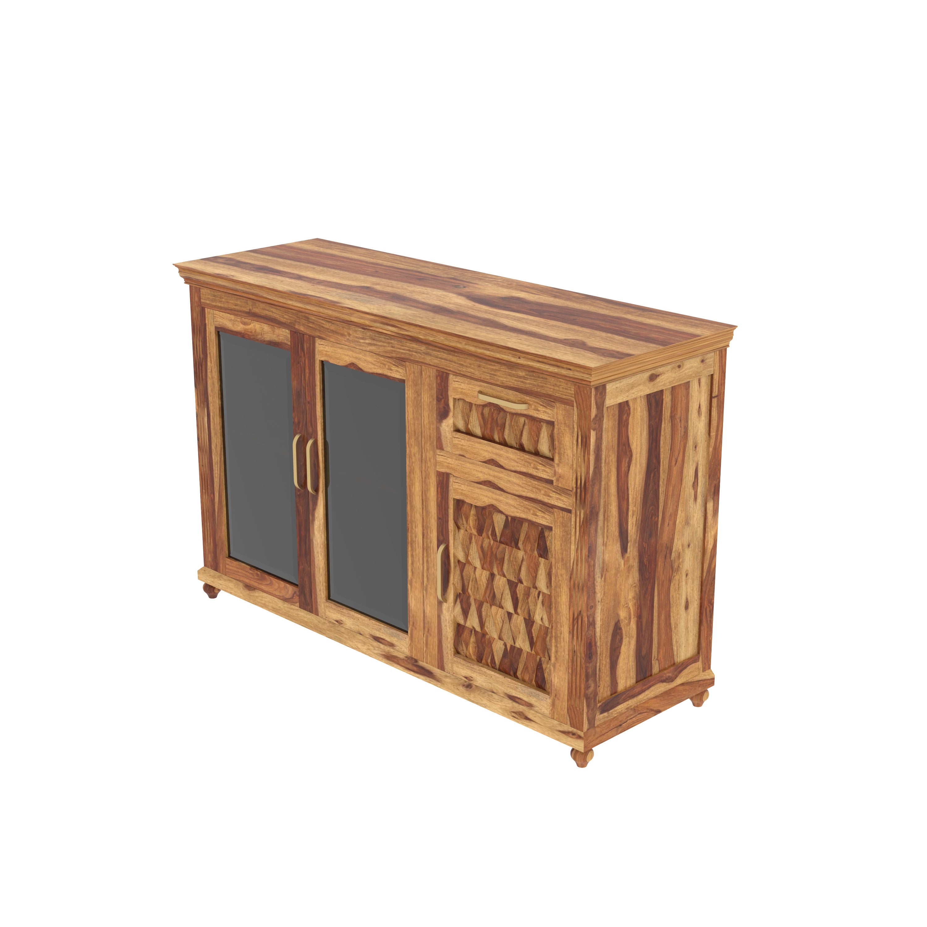 Montage Multi-Storage Sheesham Wooden Handmade Cabinet Cupboard