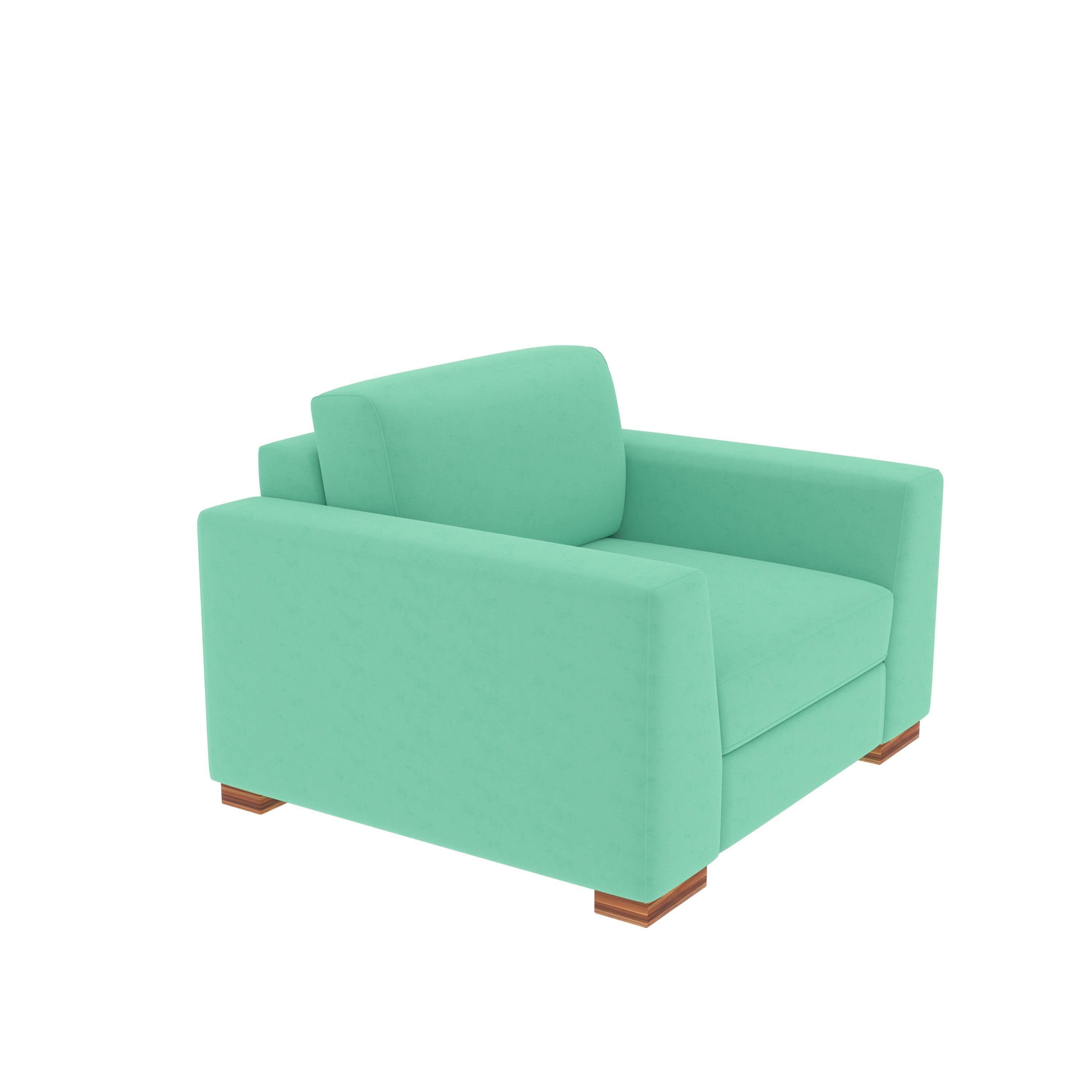 Emeriad Green Pastel Coloured Comfort 2+1 Seater Sofa + Center Table for Home Sofa