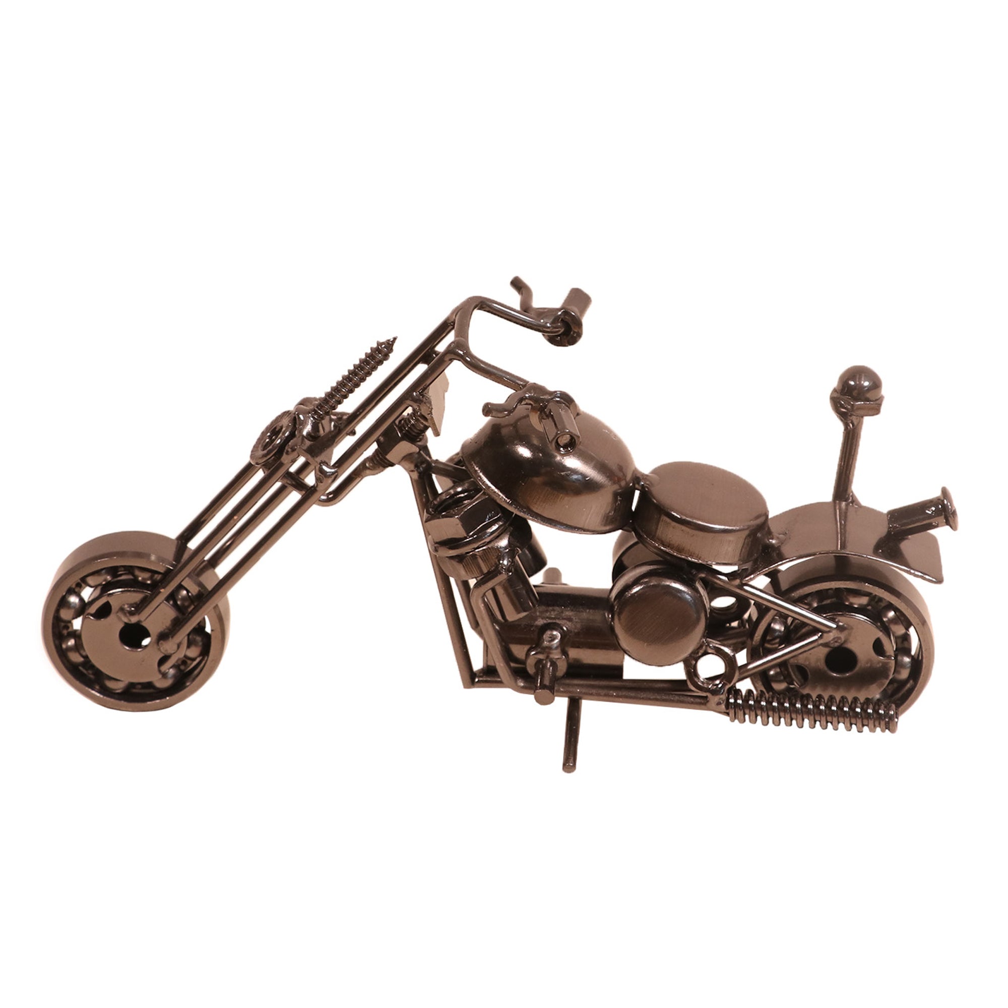 Metallic Long head decorative bike Miniature Vehicle figurine