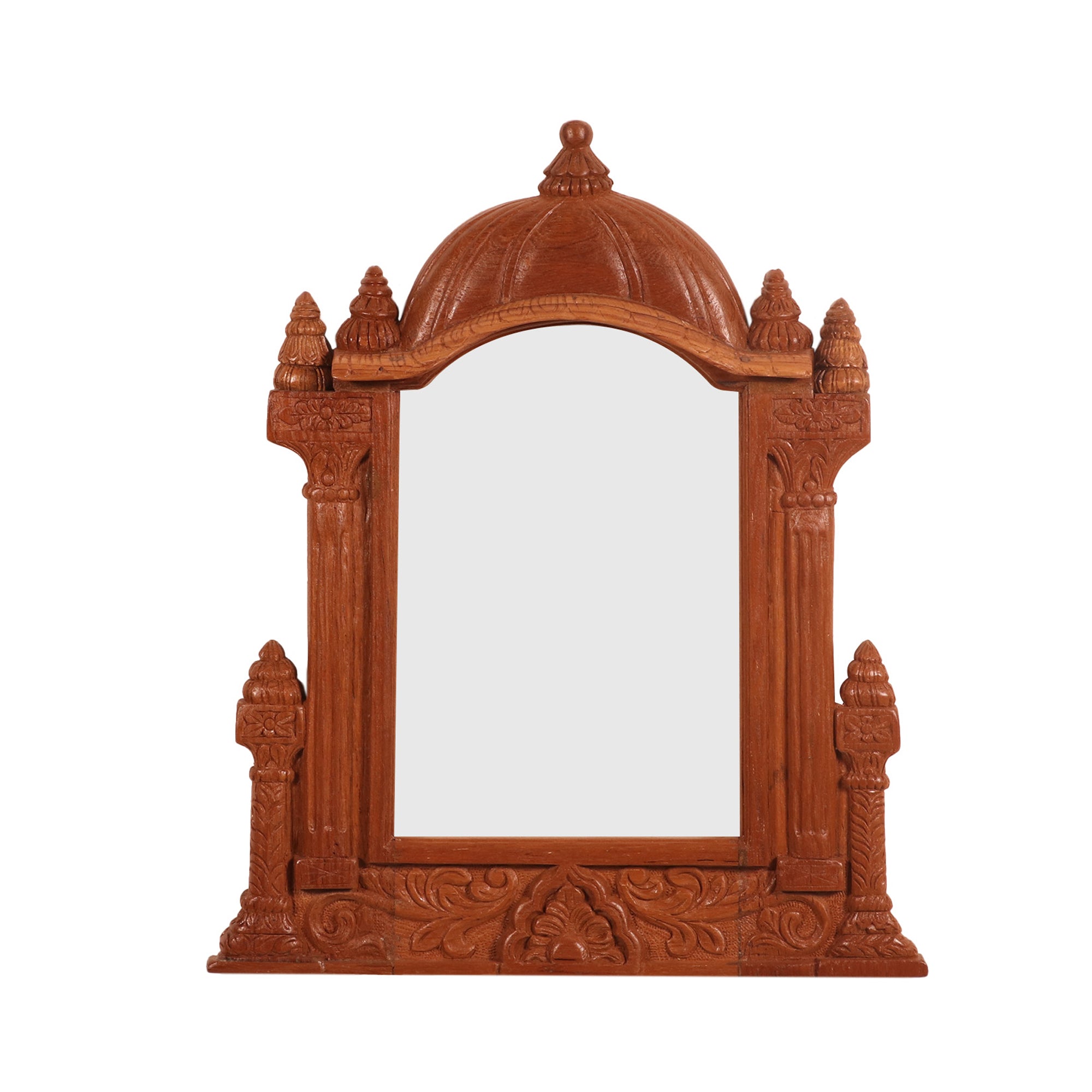 Traditional Mandir Style Mirror Frame Mirror