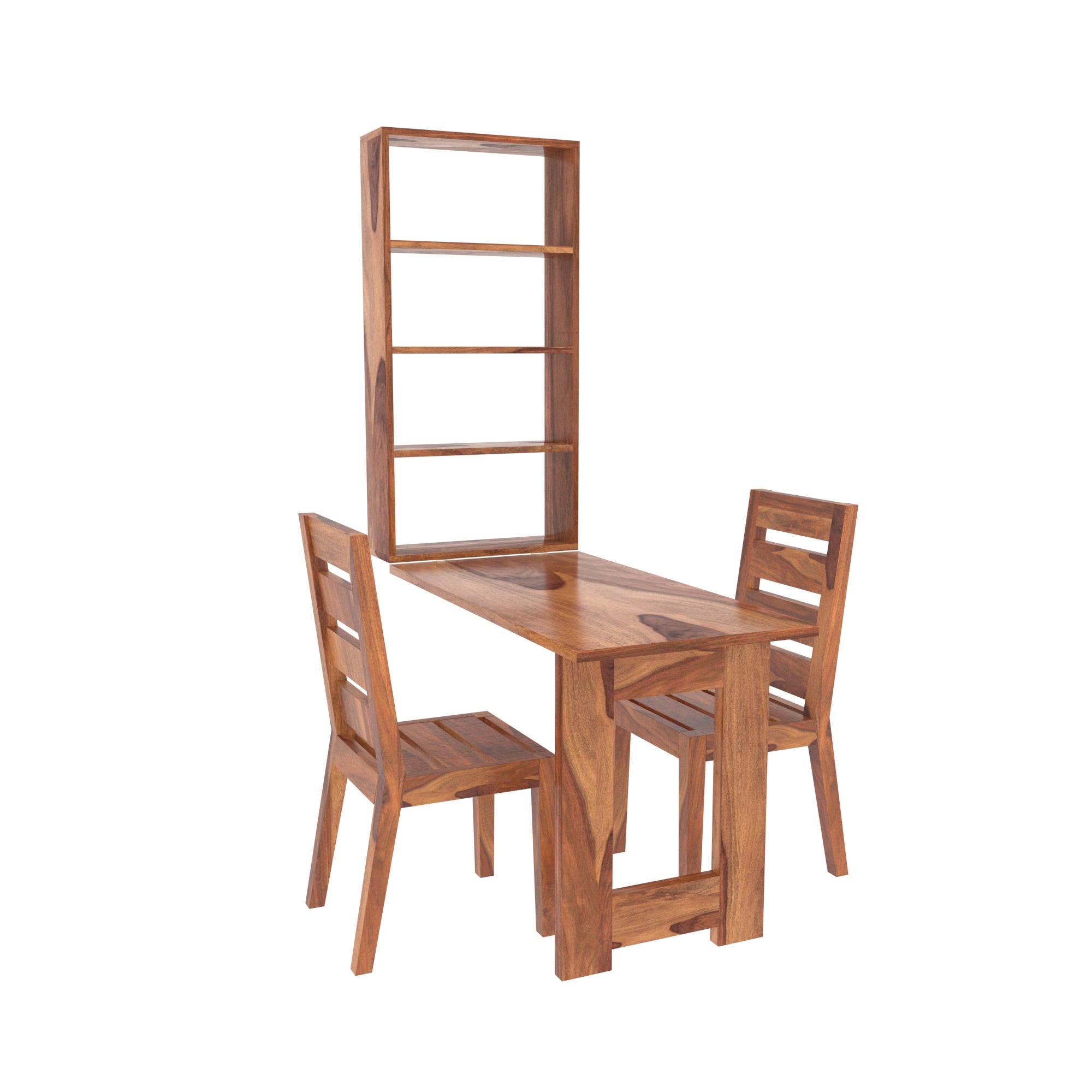 Unique Montage Handmade Classic Wooden Dining Set and Rack Dining Set