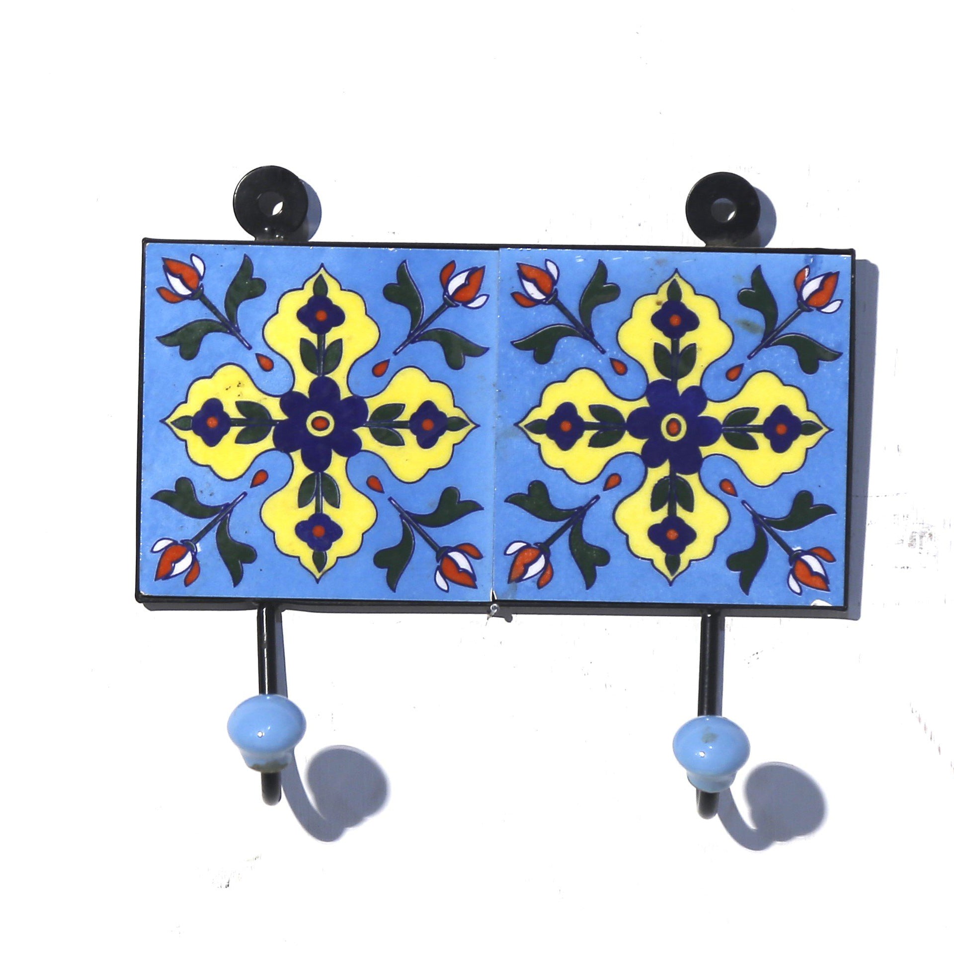 3 by 6 Tile Hook with Metallic Frame Hook