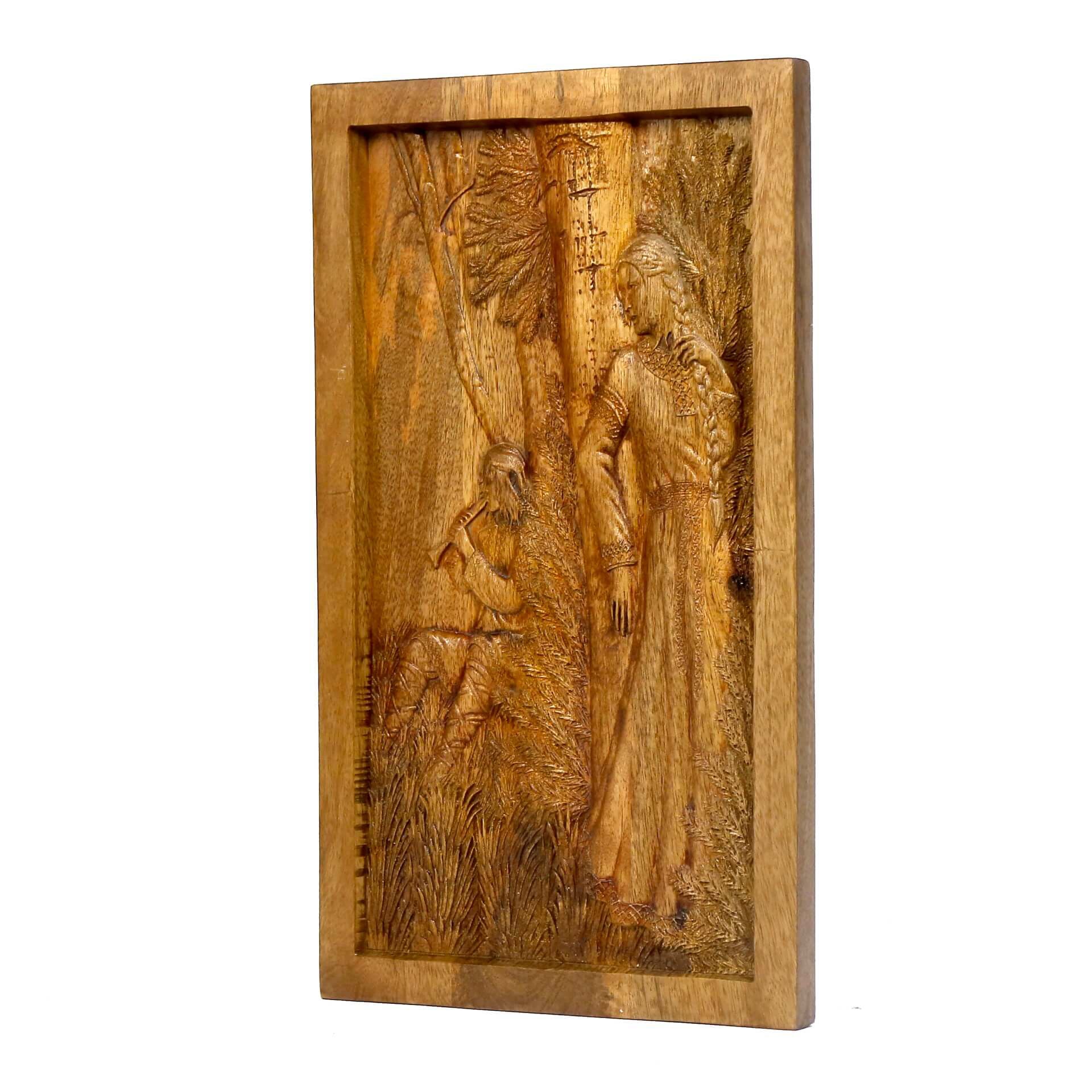 Hide and Seek Wooden Frame Artwork Wall Decor