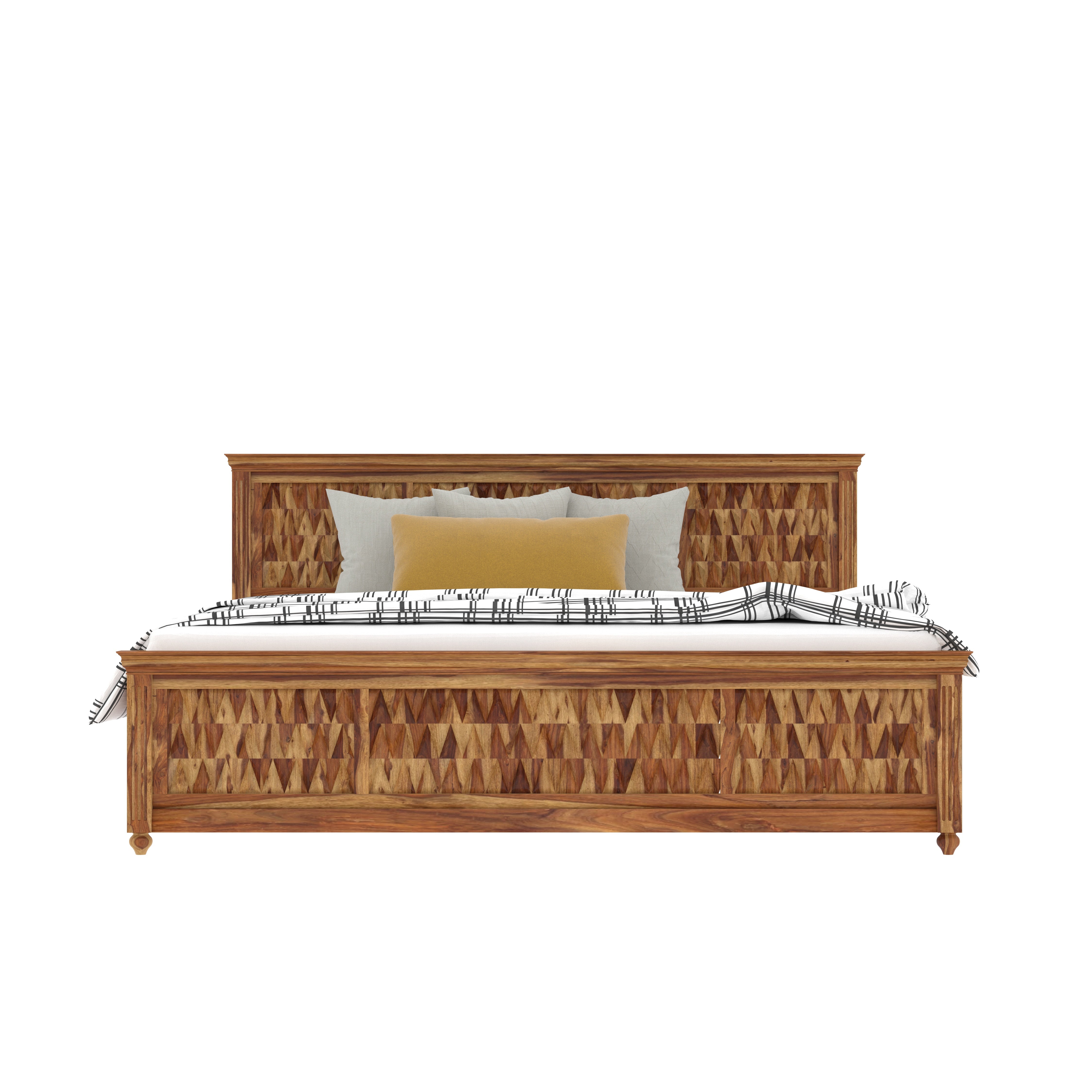 Richard Quality Finished Wooden Handmade Wooden Bed Bed