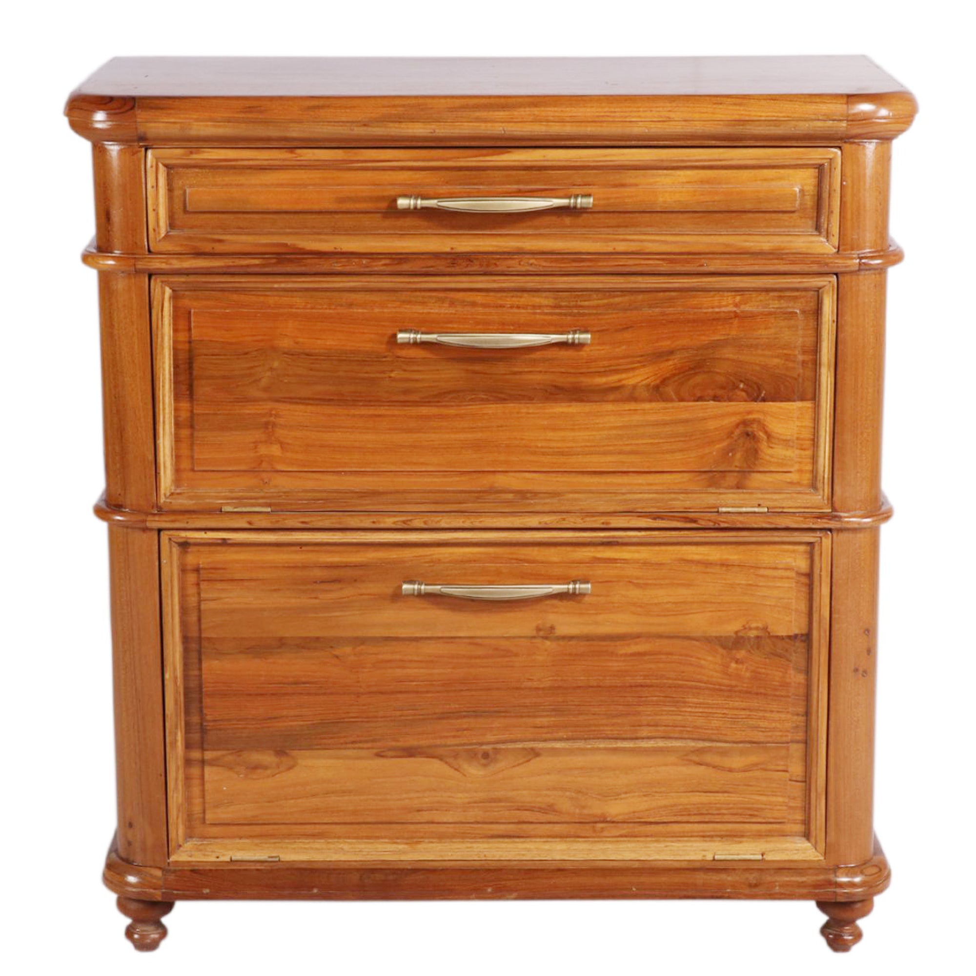3-Drawer Teak Cabinet Cupboard
