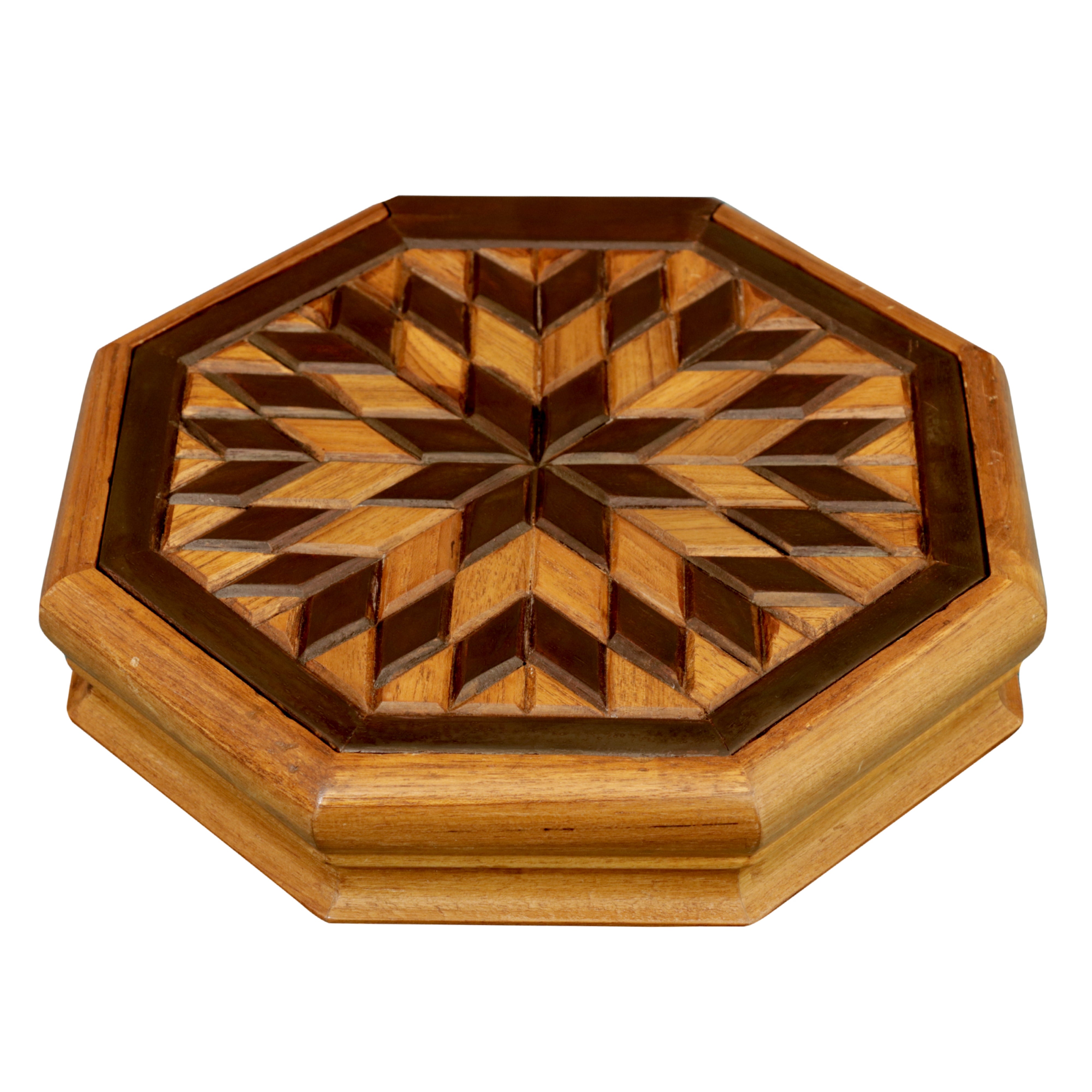 Sun Pattern Box Wooden Box
