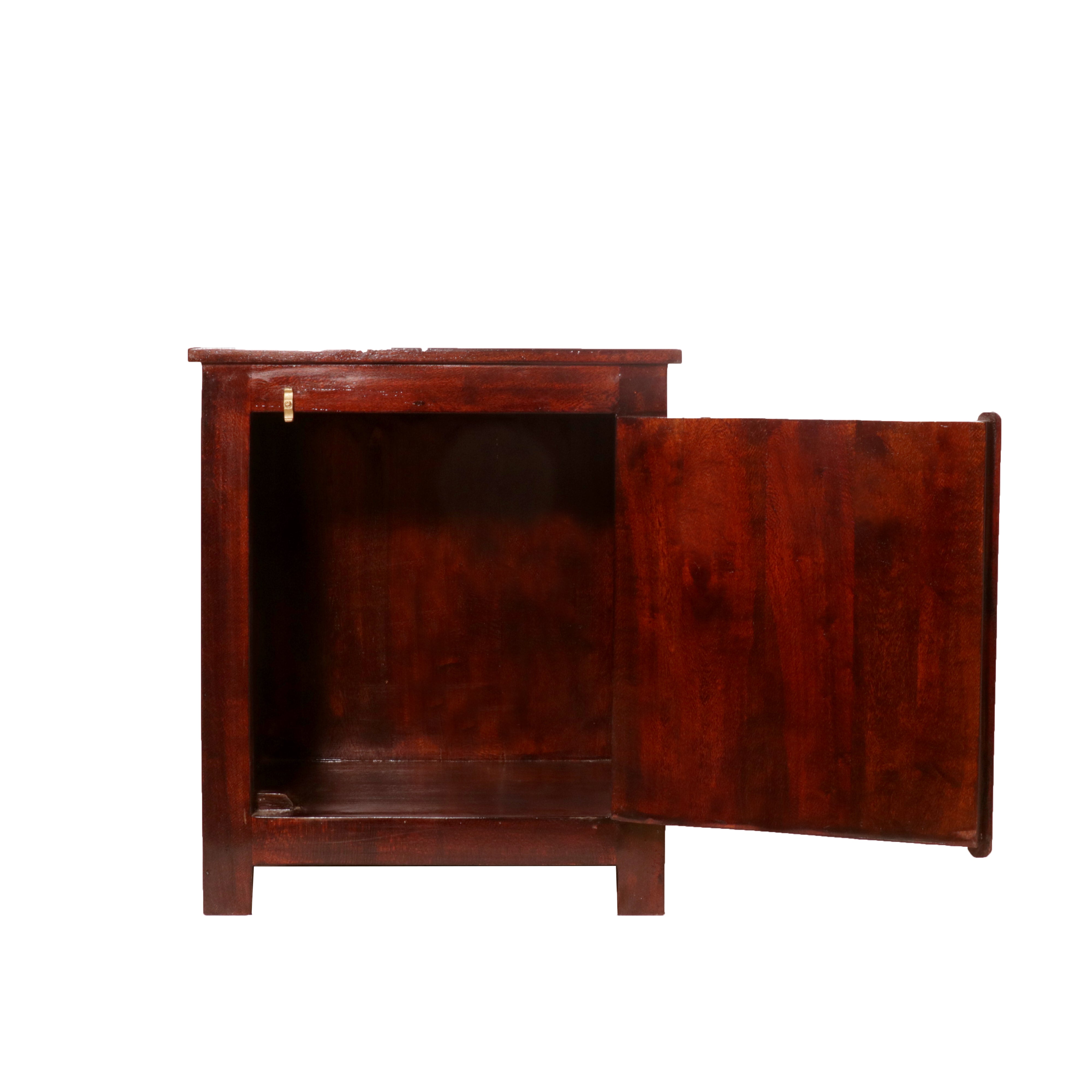 Classic Traditional Flower One Folding Self Bedside Bedside