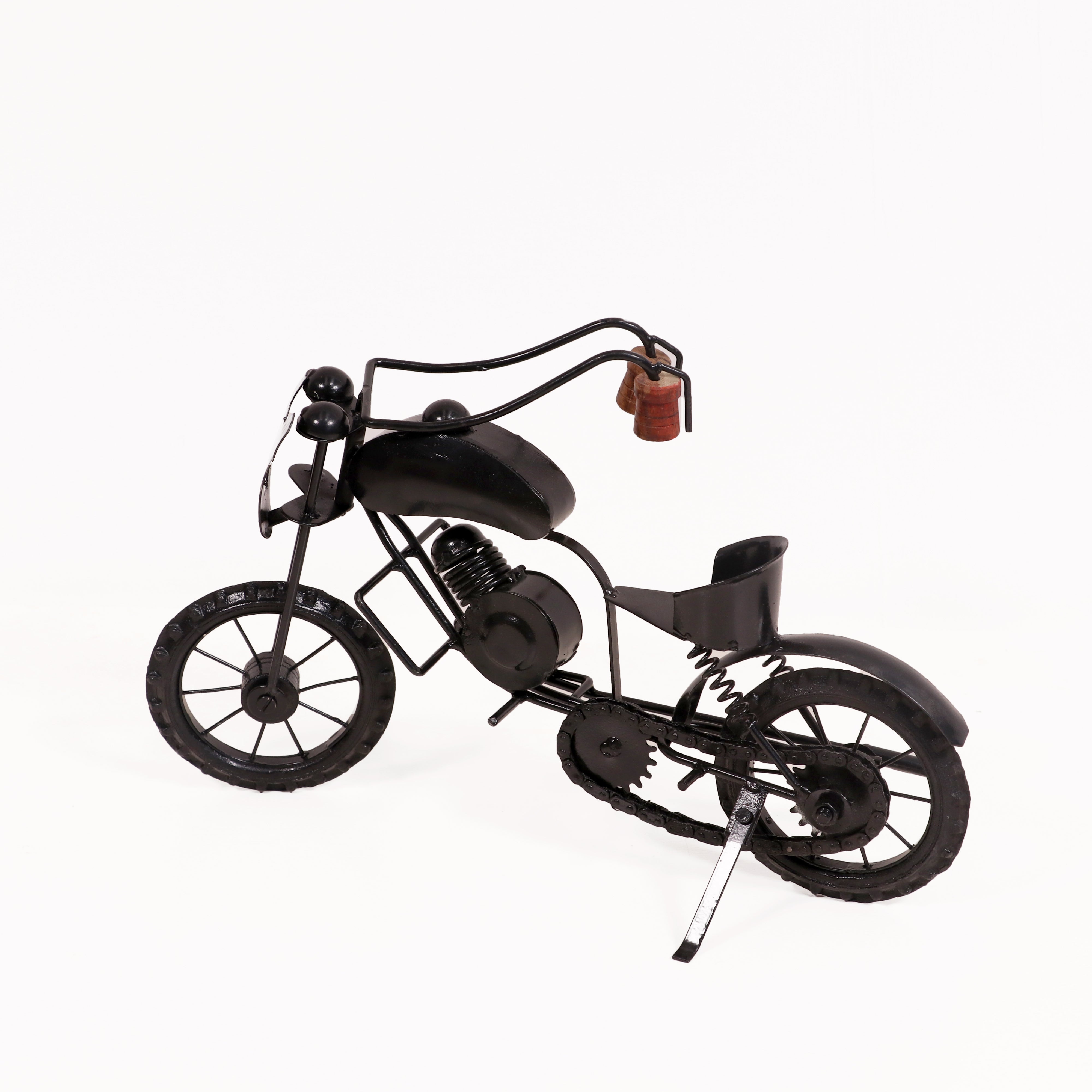 Metallic Miniature motorcycle inspired vehicle Vehicle figurine