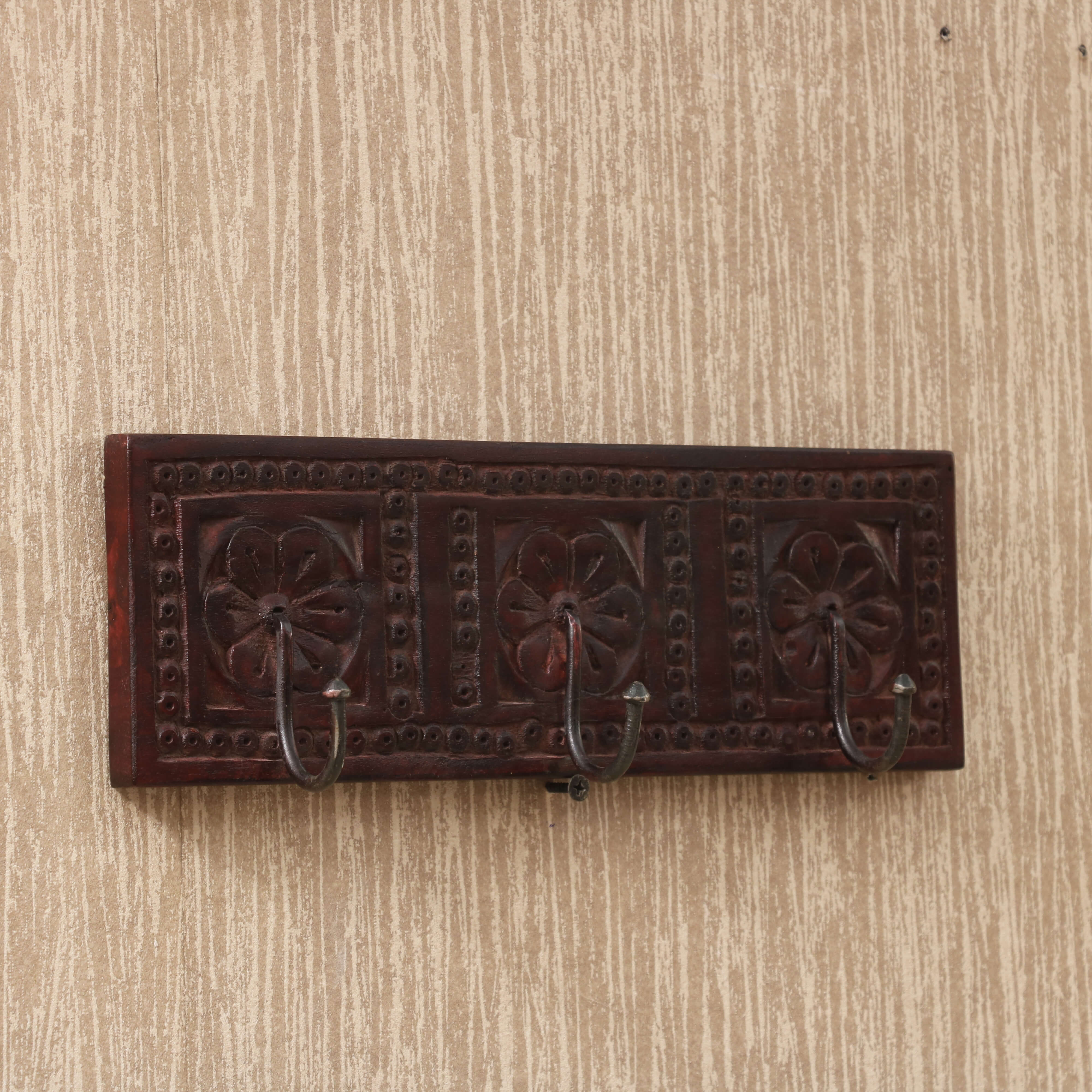 Wooden Traditional Folk Hook Hook