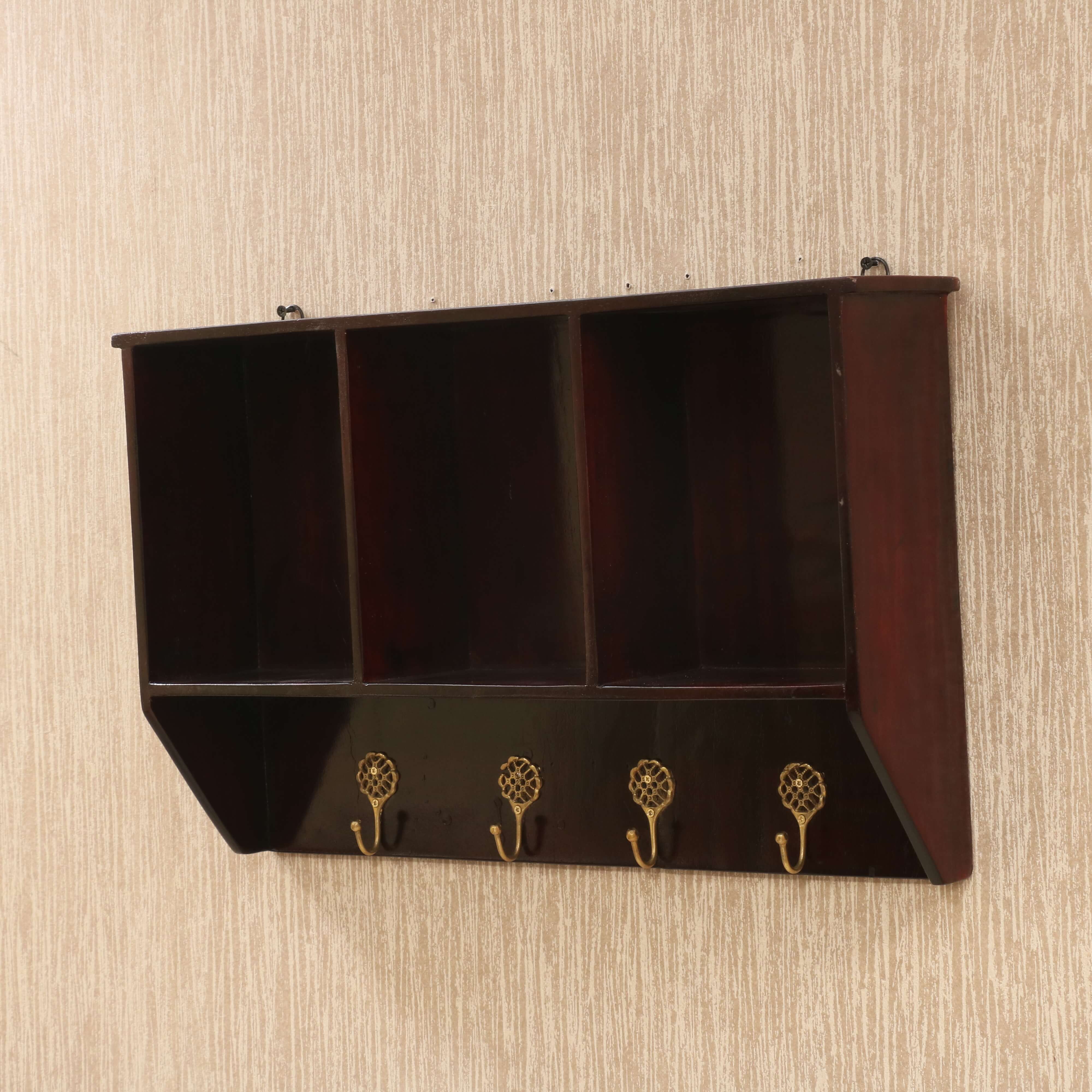 Wooden Key Hook Rack Rack