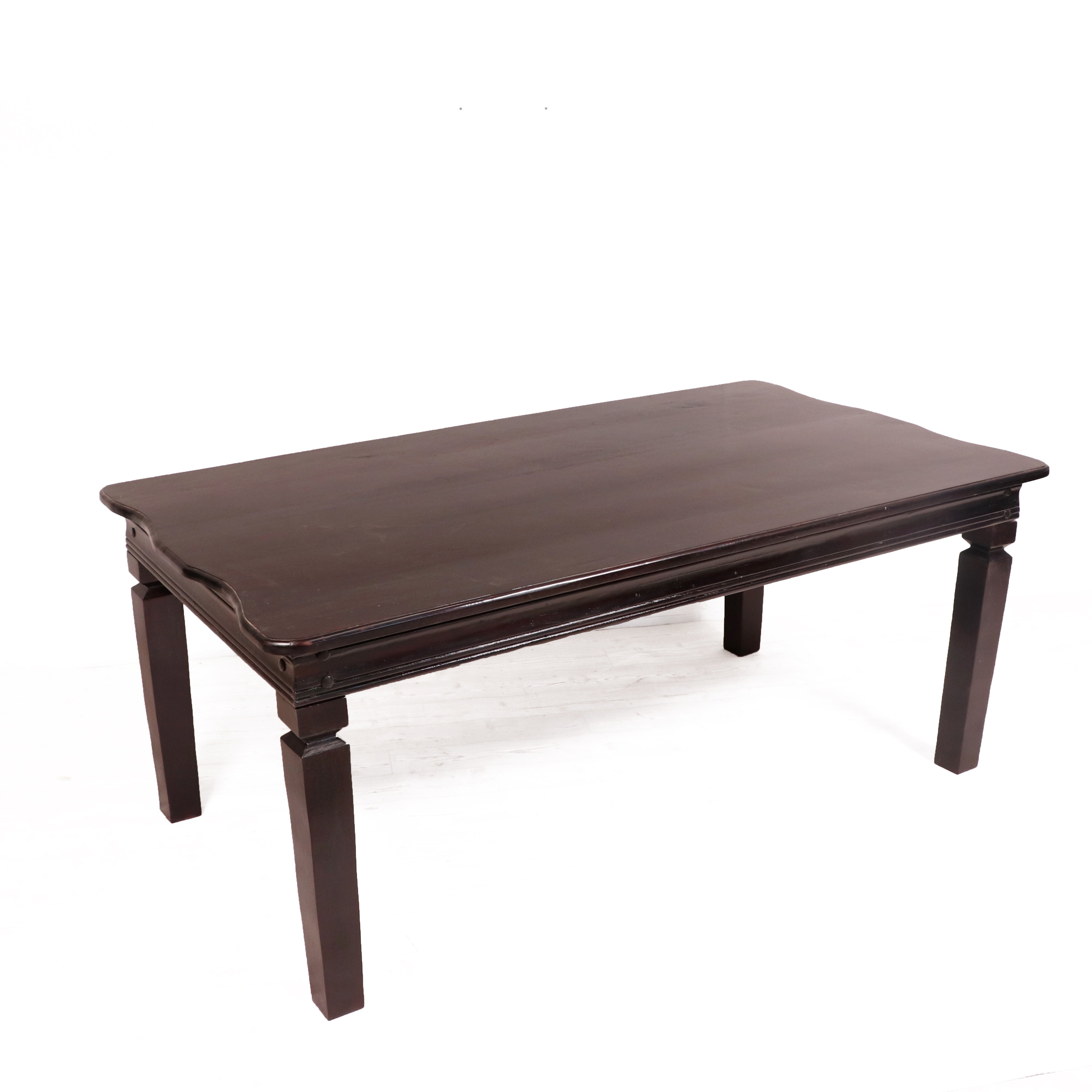Classic Cane chairs with Modern Dining table 6 Seater Set Dining Set