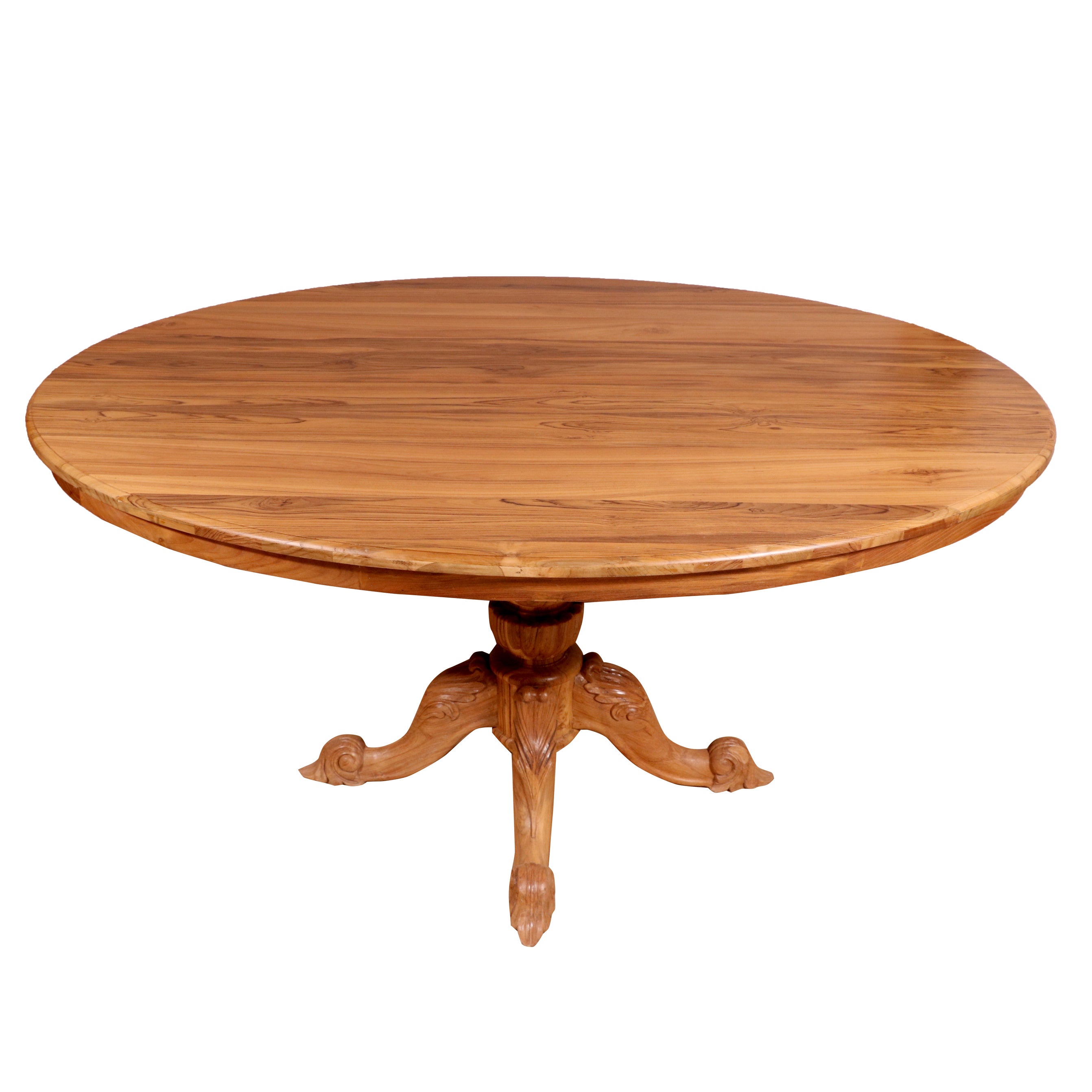 Oval shaped teak wood dining table Dining Table