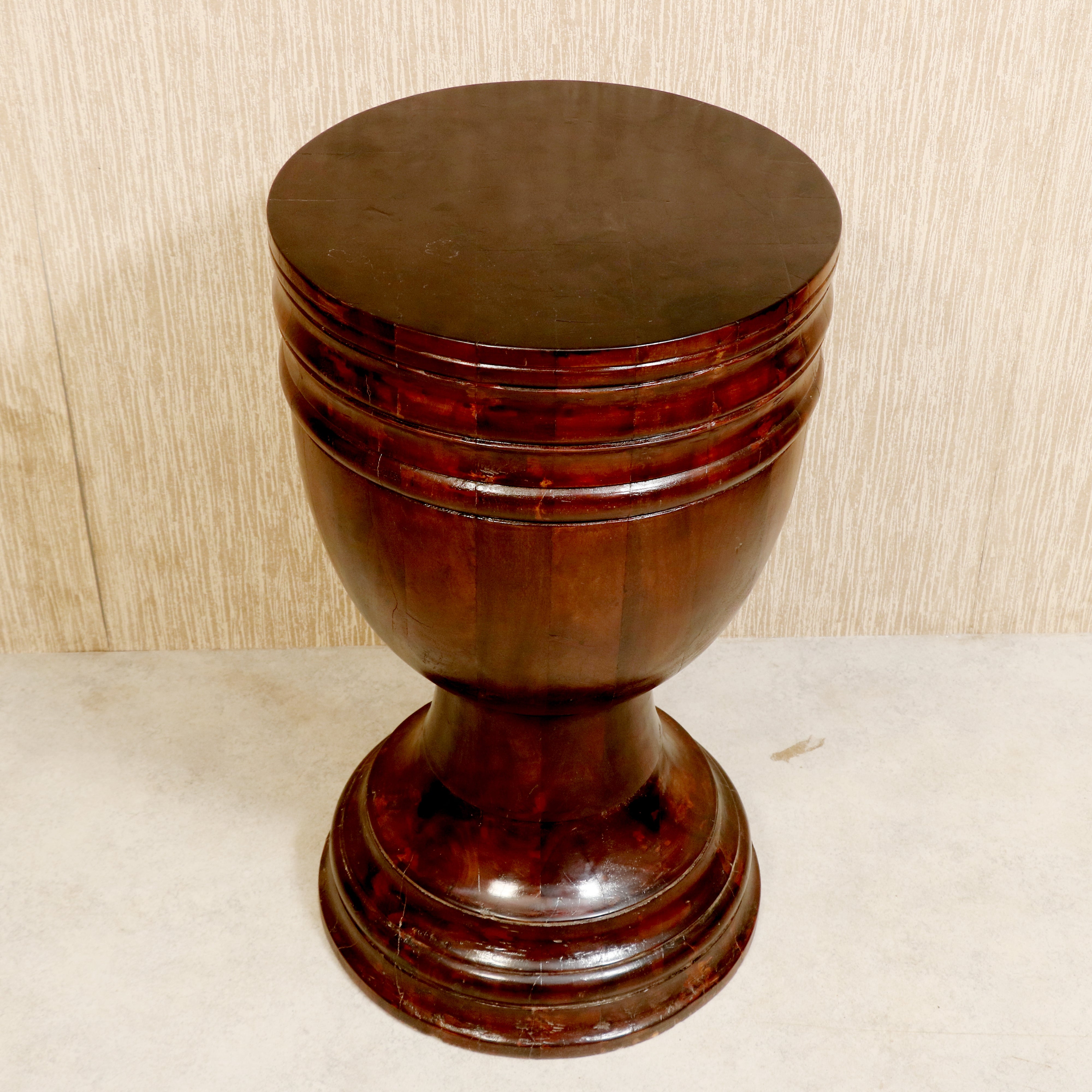Total Solid Wood Heavy Side Base End Table