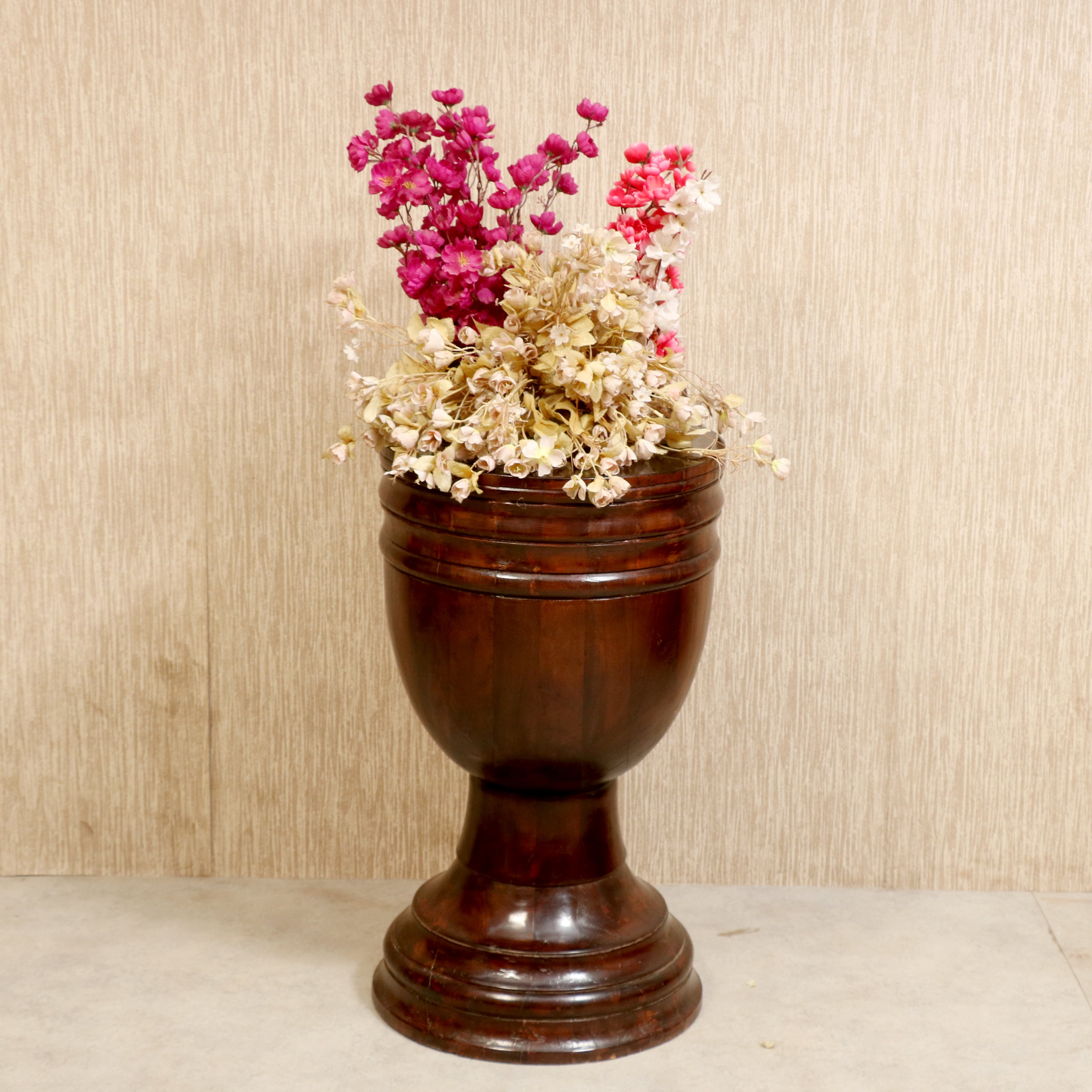 Total Solid Wood Heavy Side Base End Table