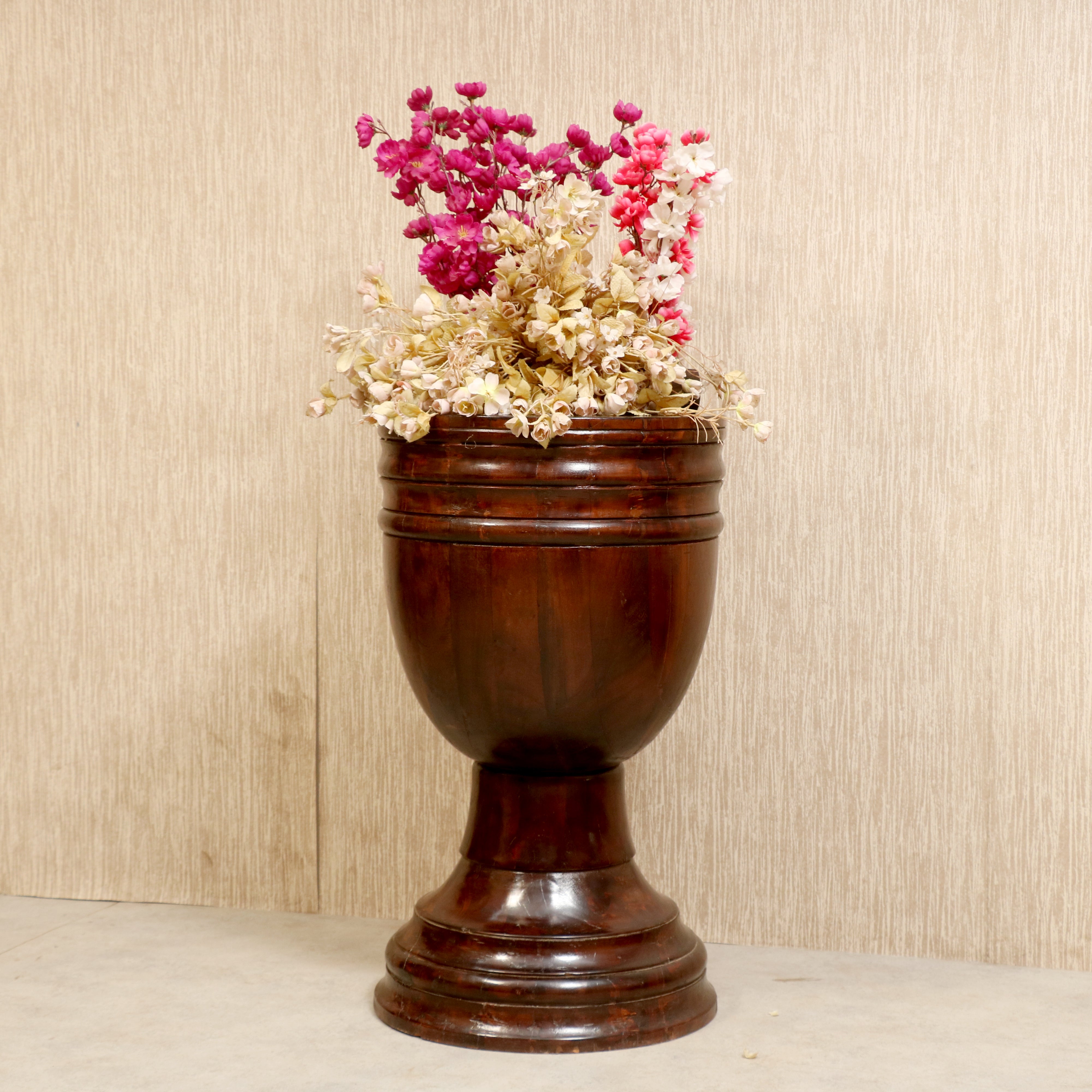 Total Solid Wood Heavy Side Base End Table