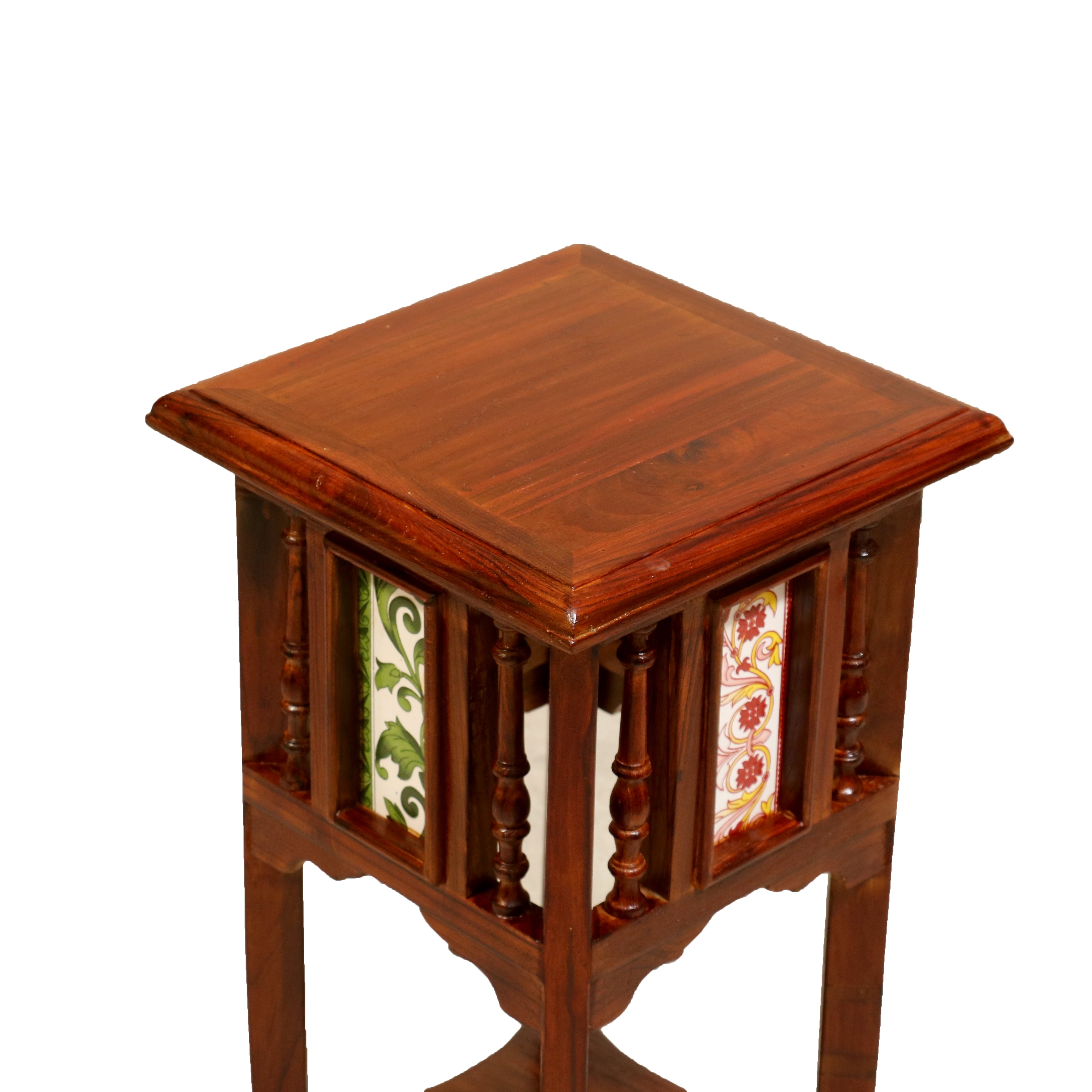 Classic Tiled End Table End Table
