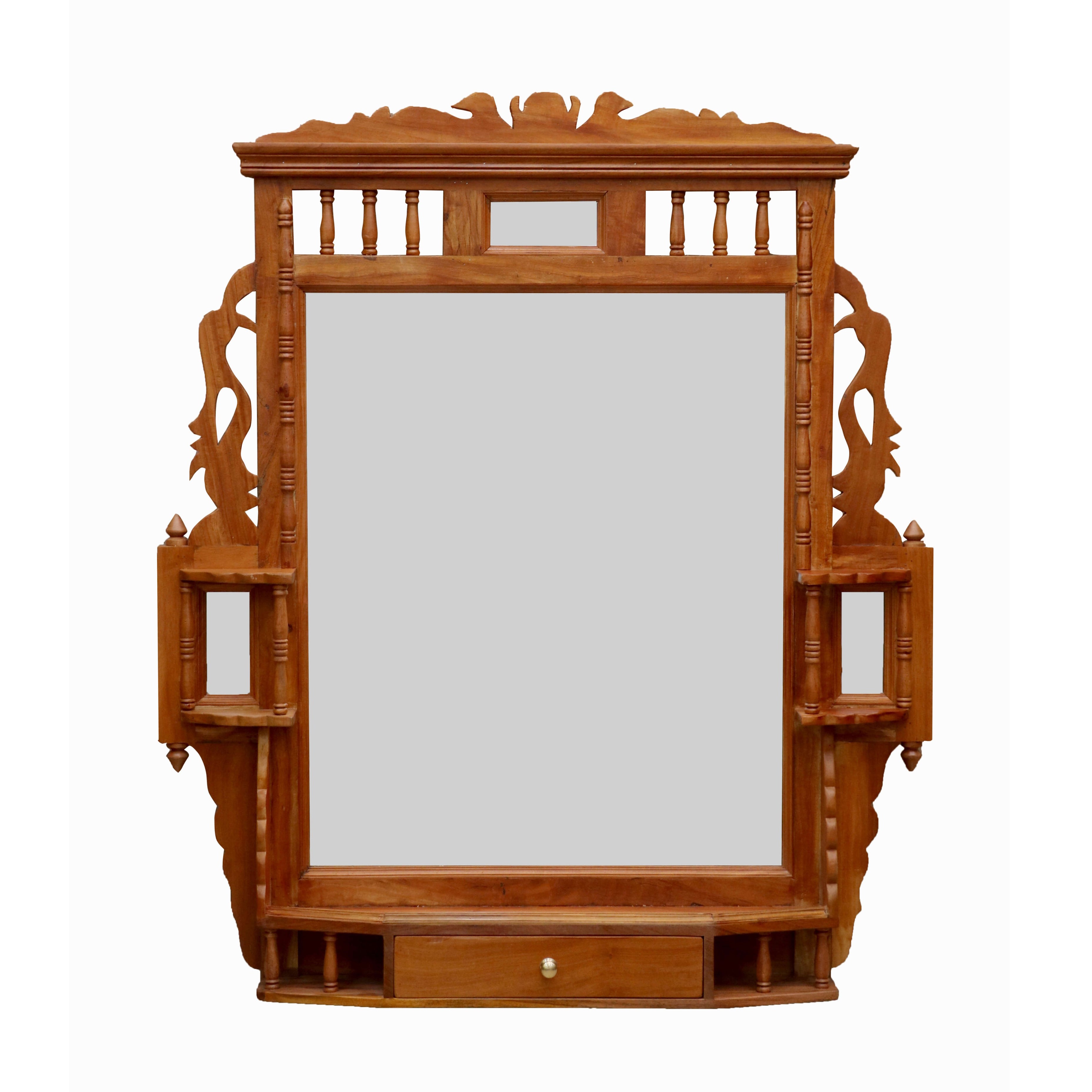 Mur-de-couverture Wooden Mirror Mirror