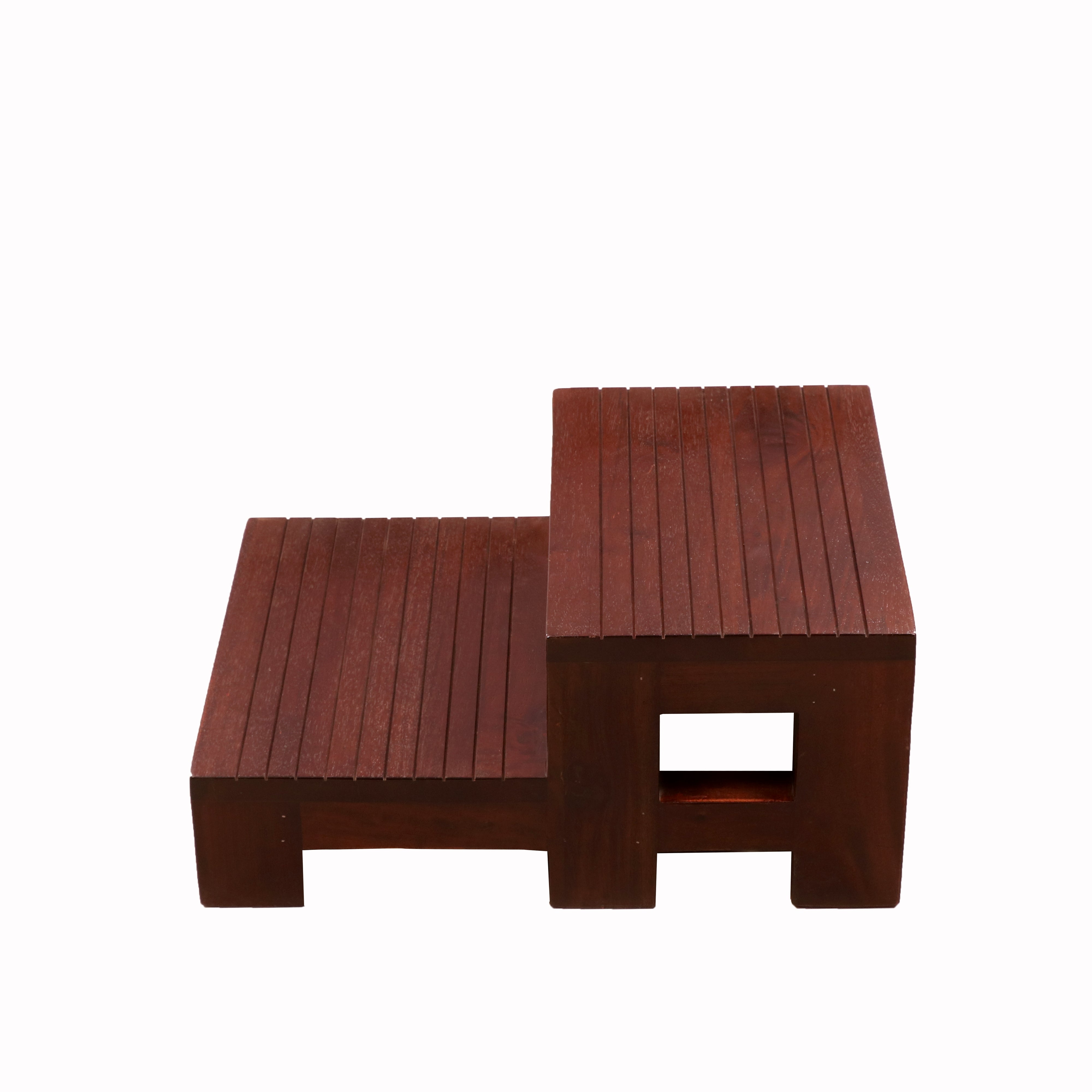 Solid Striped Step Stool Stool