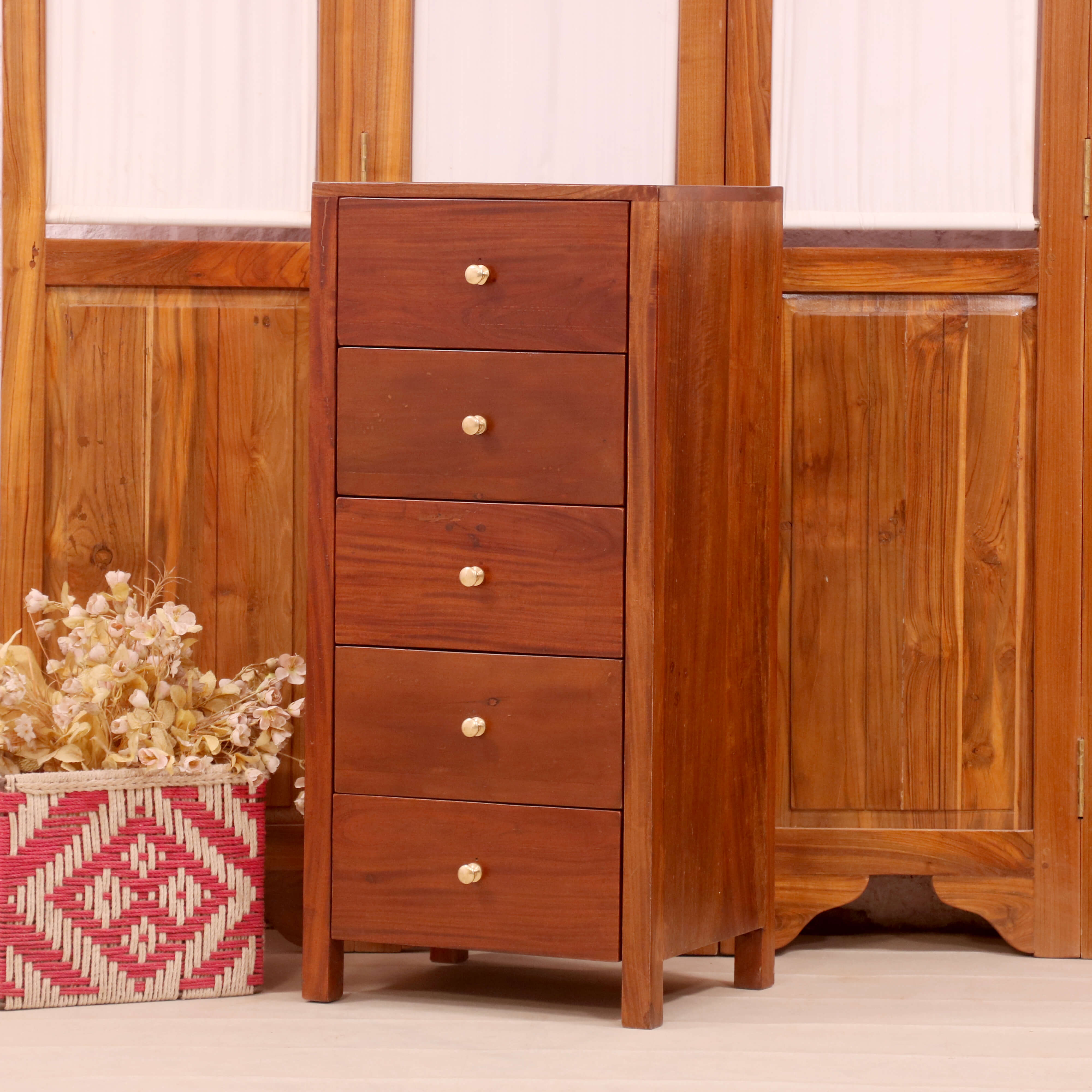 Solid Five Drawer Chest Drawer's Chest