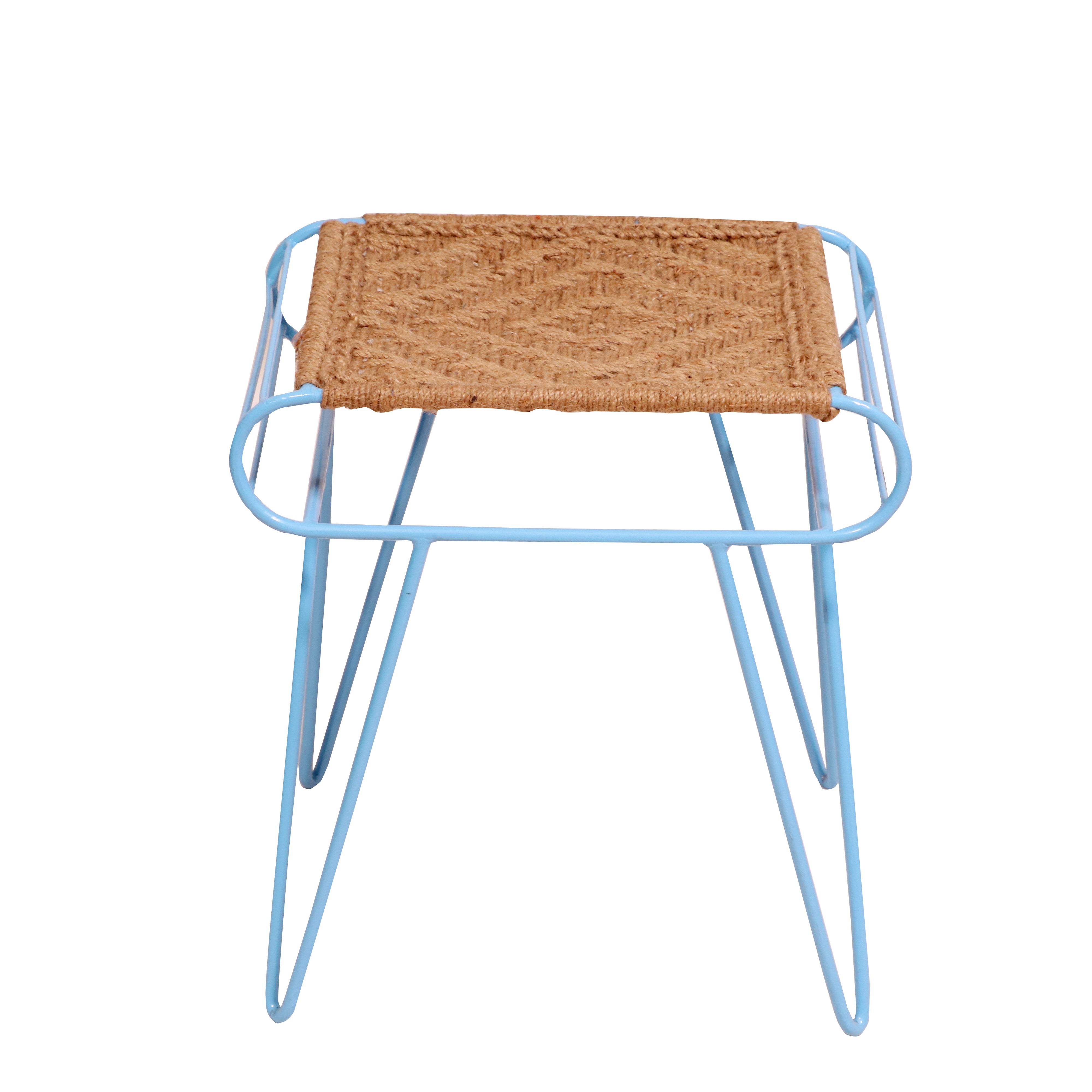 Earth thread blue leg Metal Stool Stool