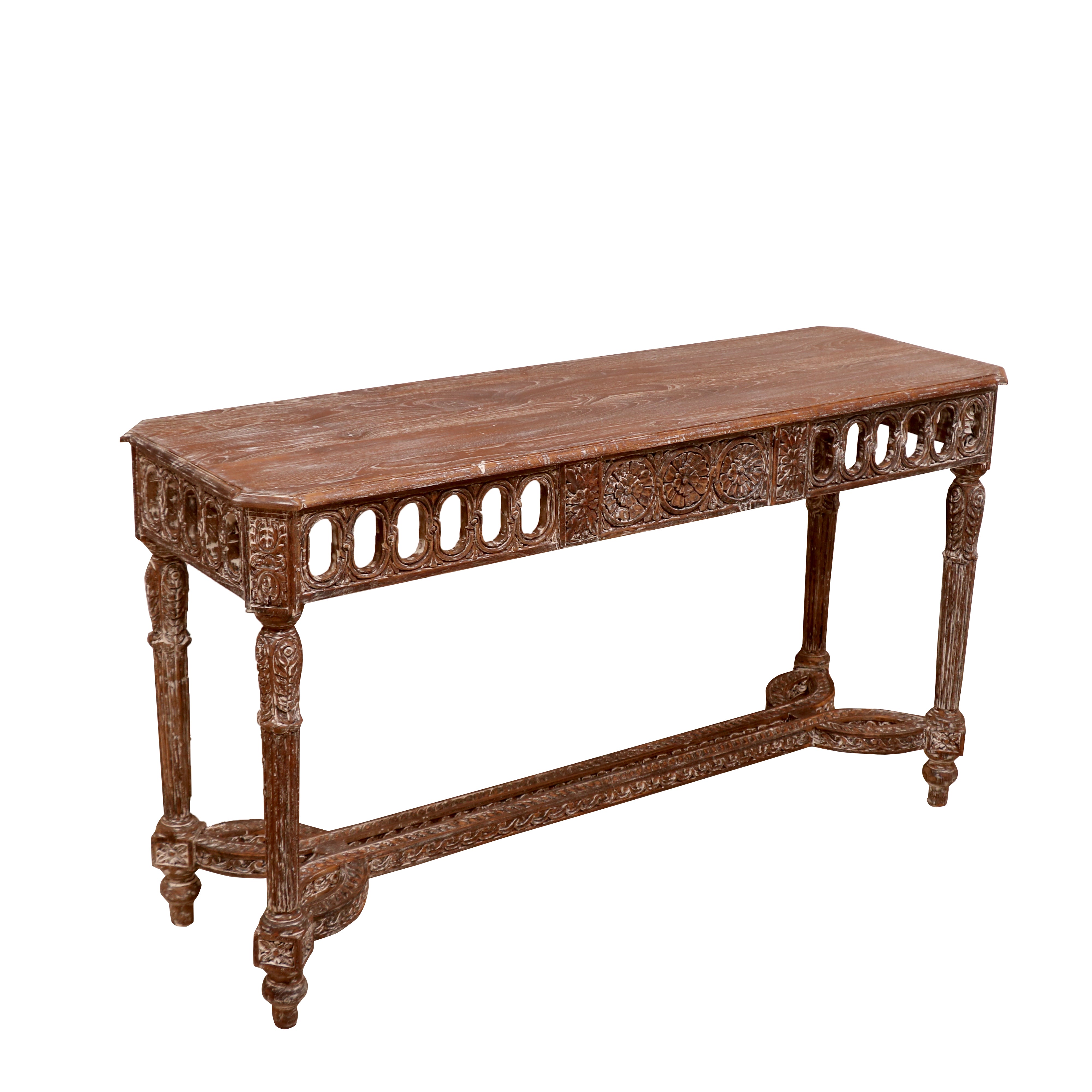 Teak wood Contemporary Design Console Table Console Table